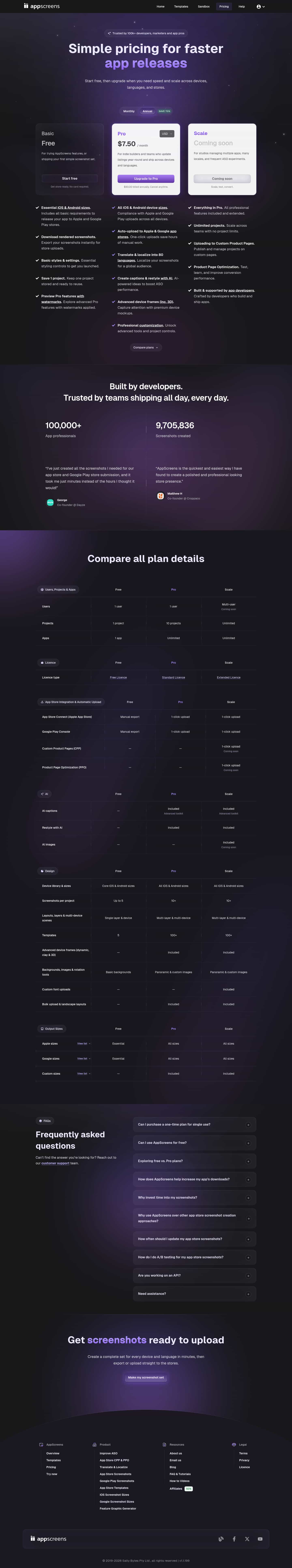 Latest website image capture