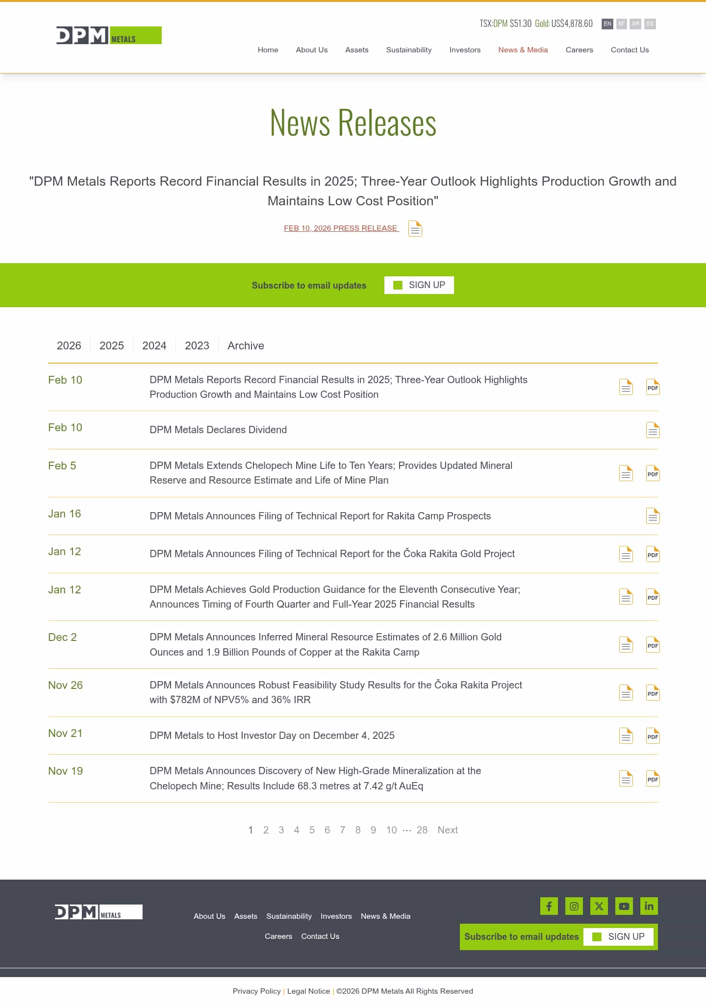 Latest website image capture