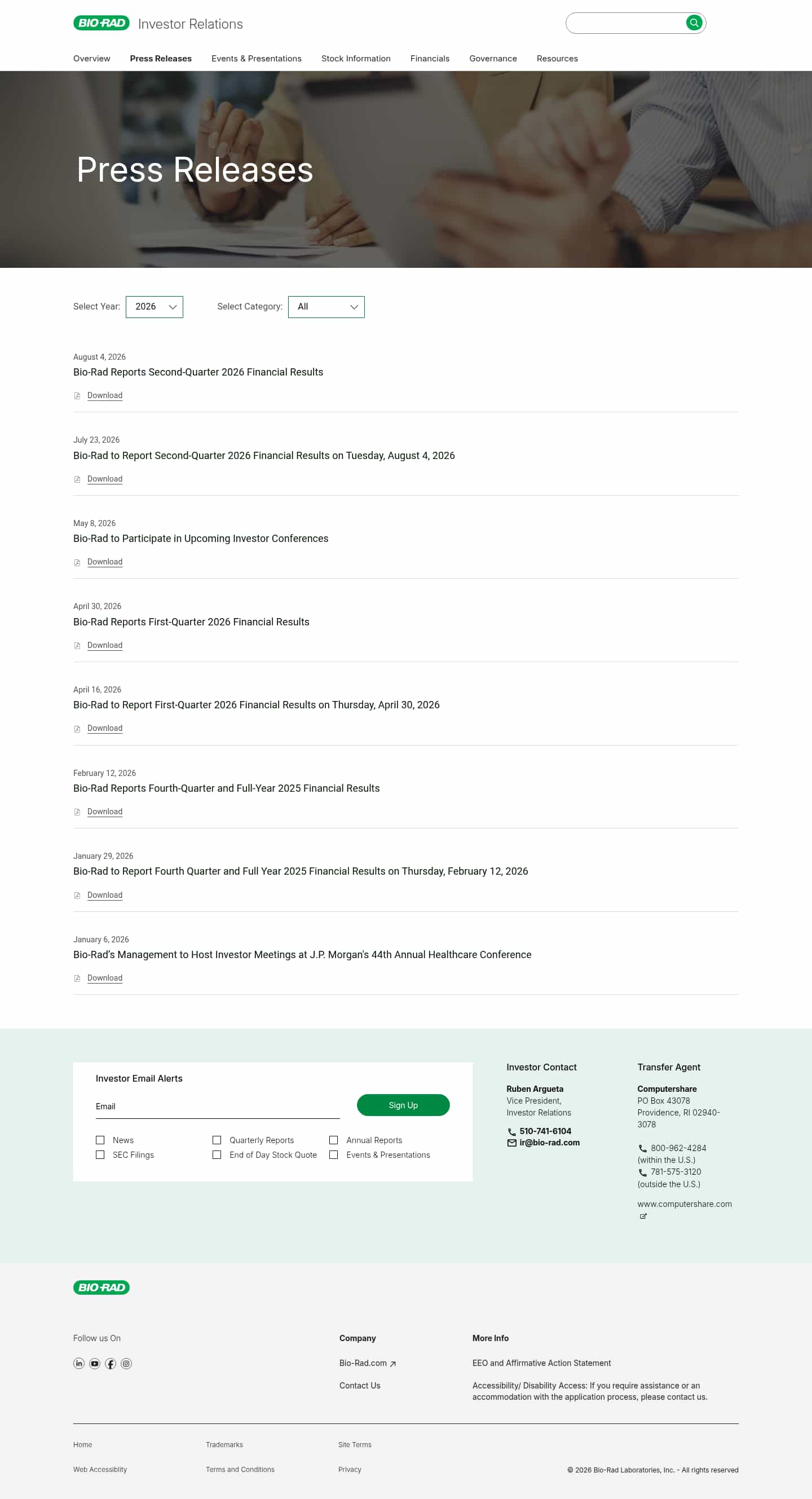 Latest website image capture