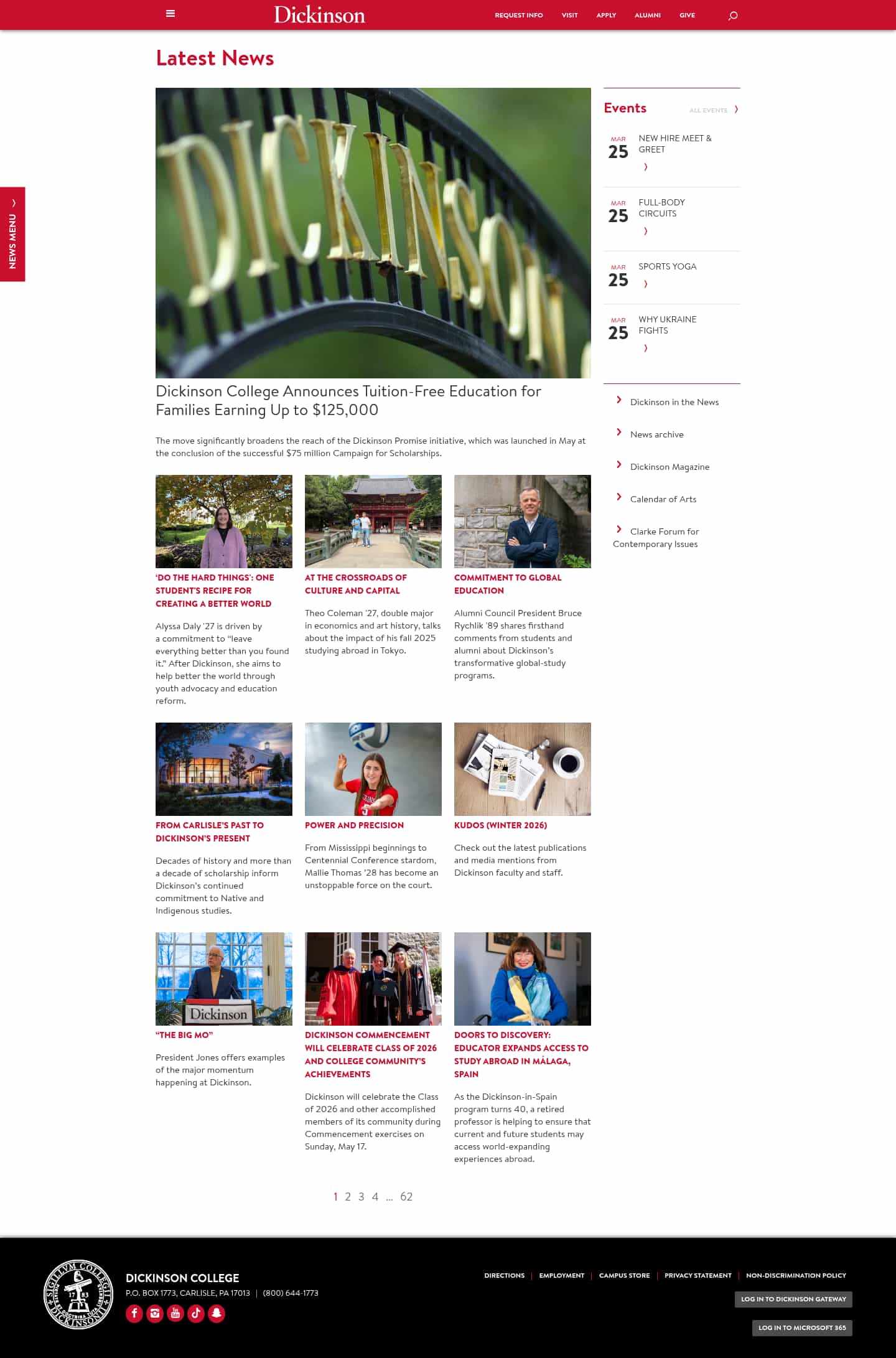 Latest website image capture