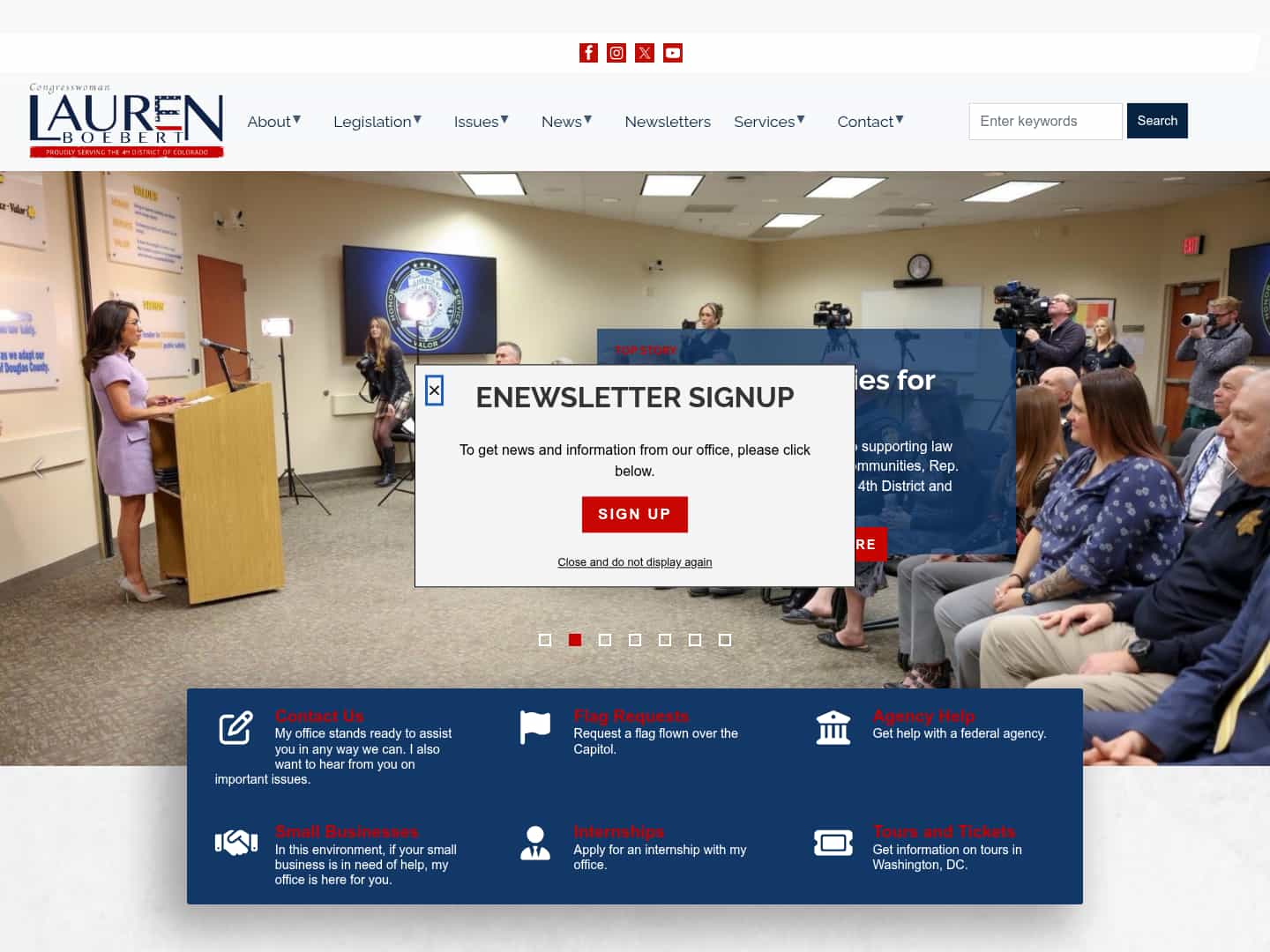 Latest website image capture