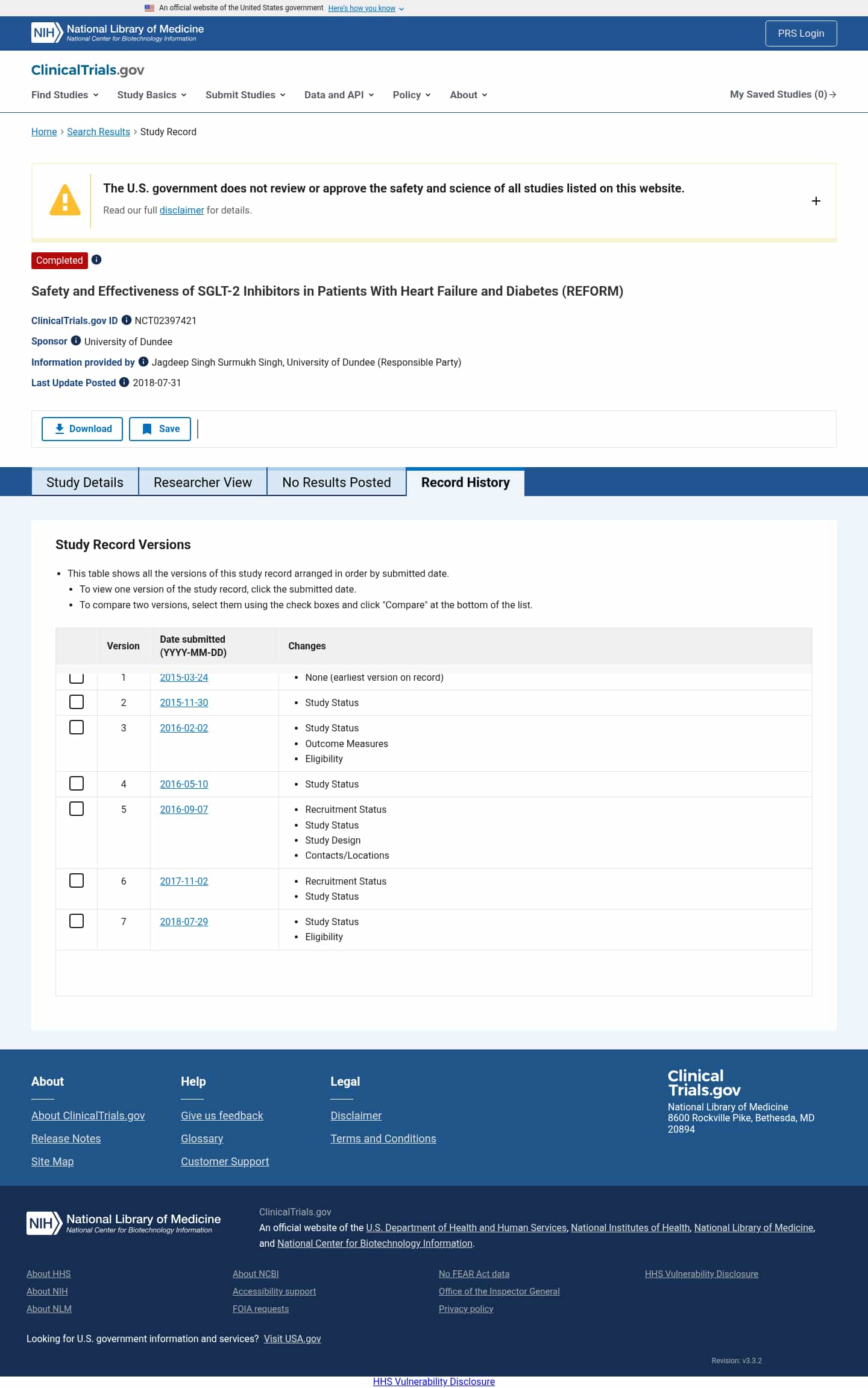 Latest website image capture