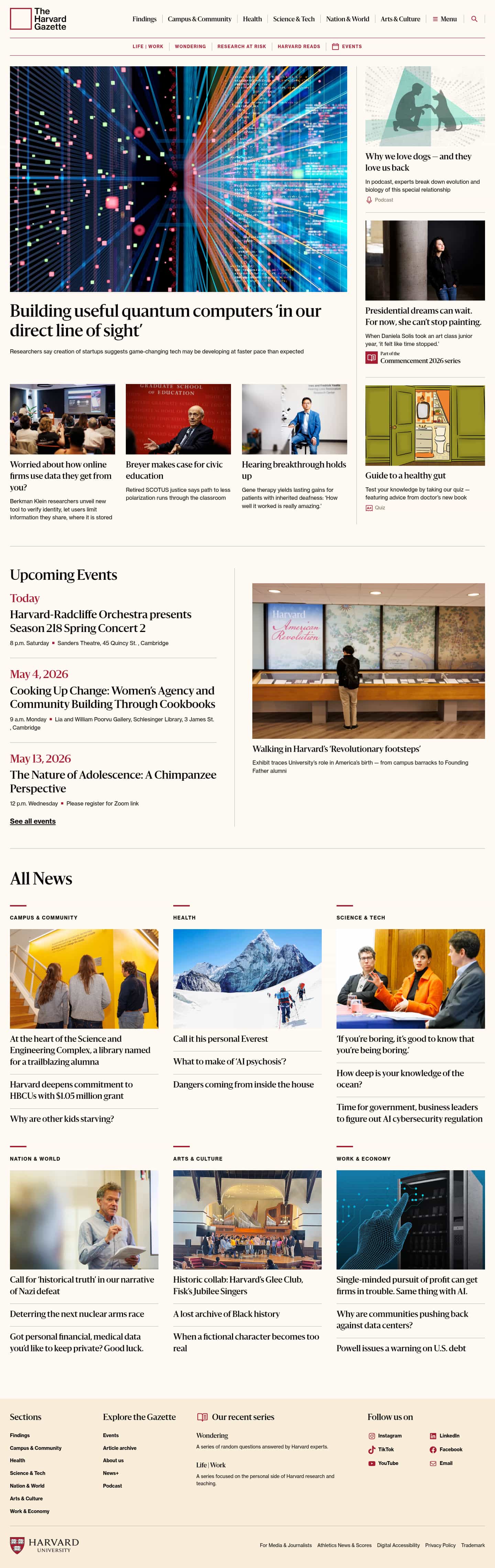 Latest website image capture
