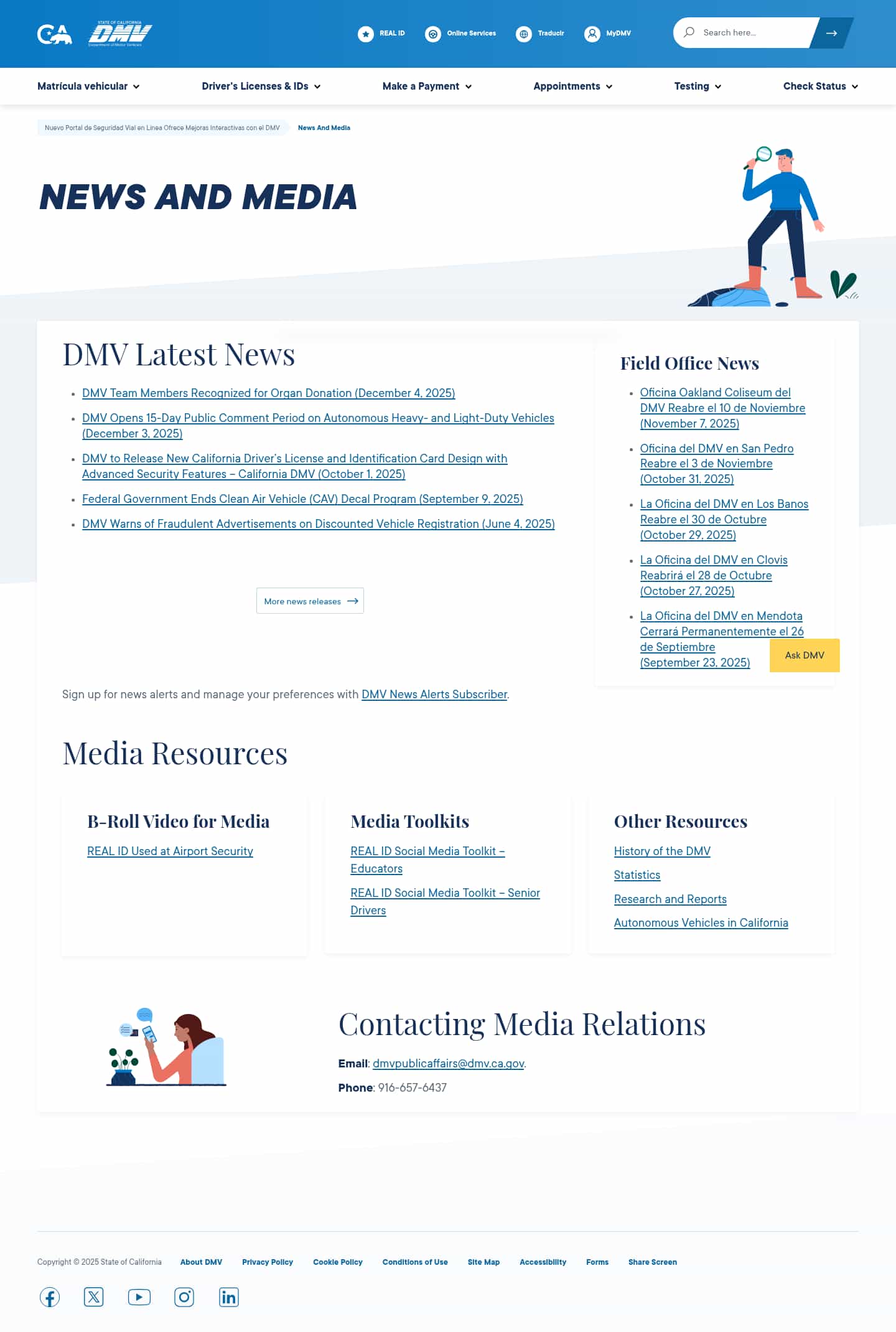 Latest website image capture