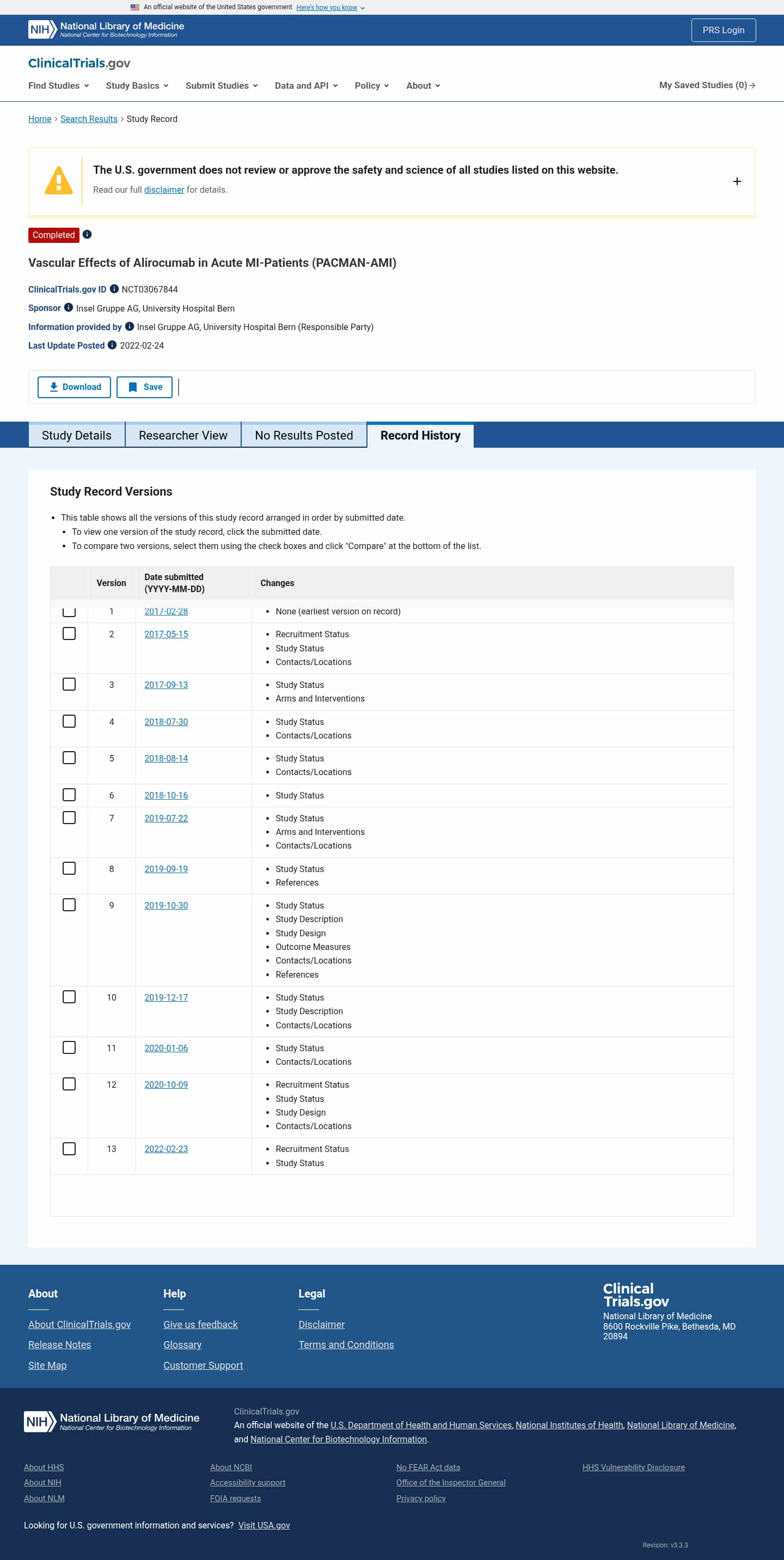 Latest website image capture