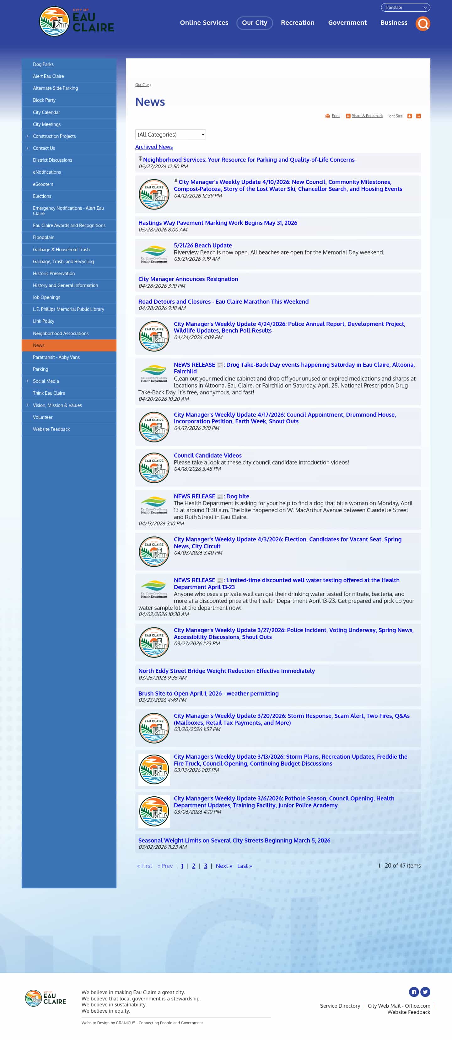 Latest website image capture