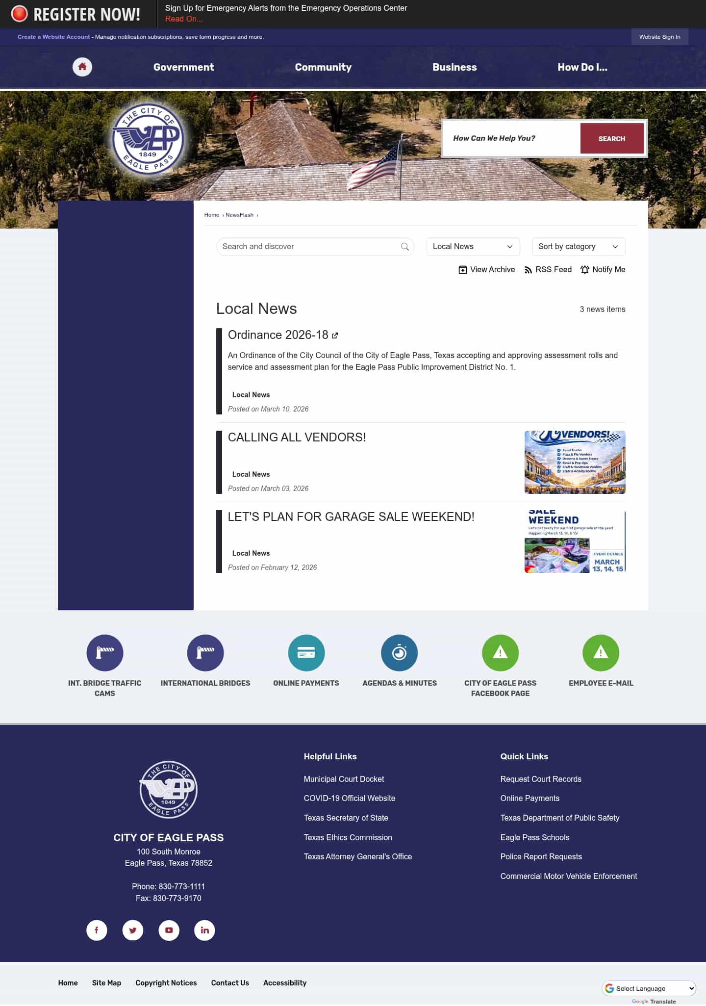 Latest website image capture