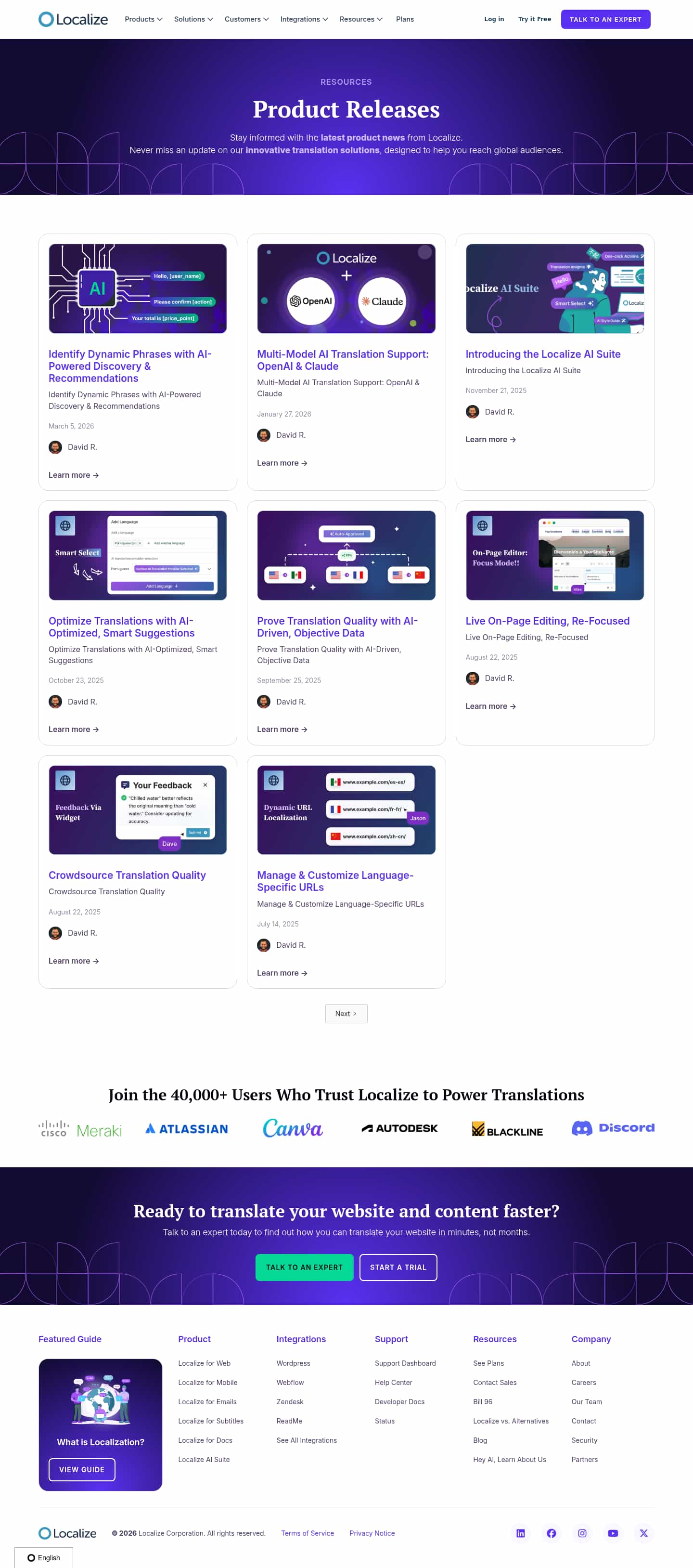 Latest website image capture