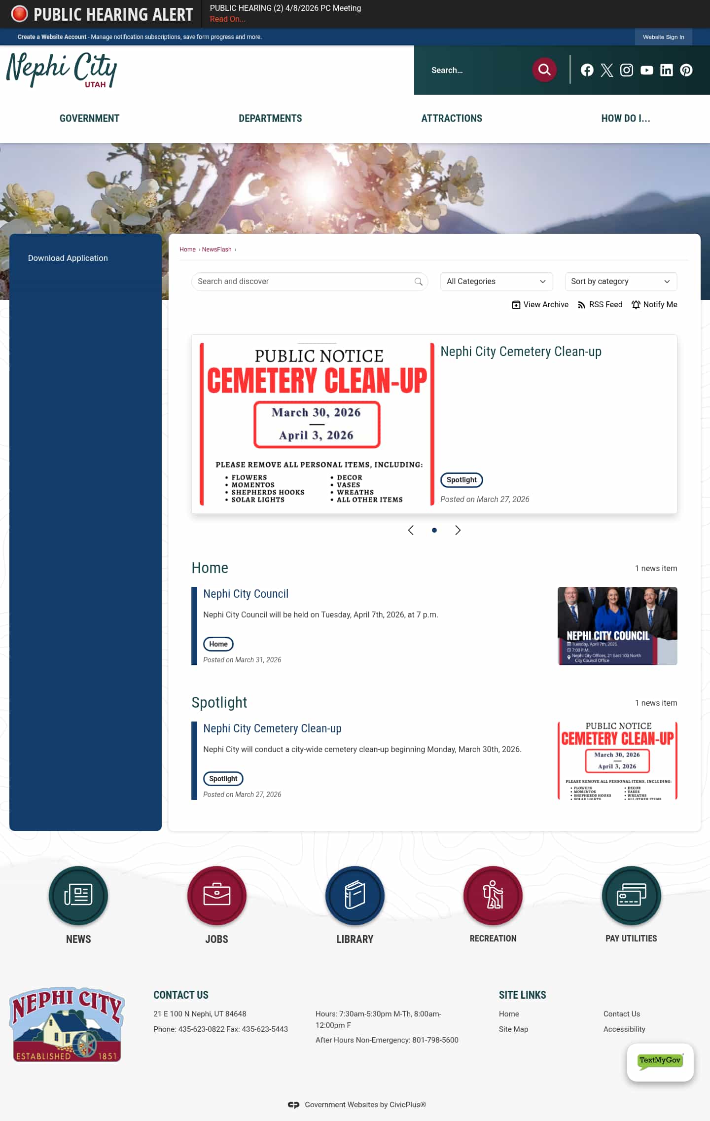 Latest website image capture