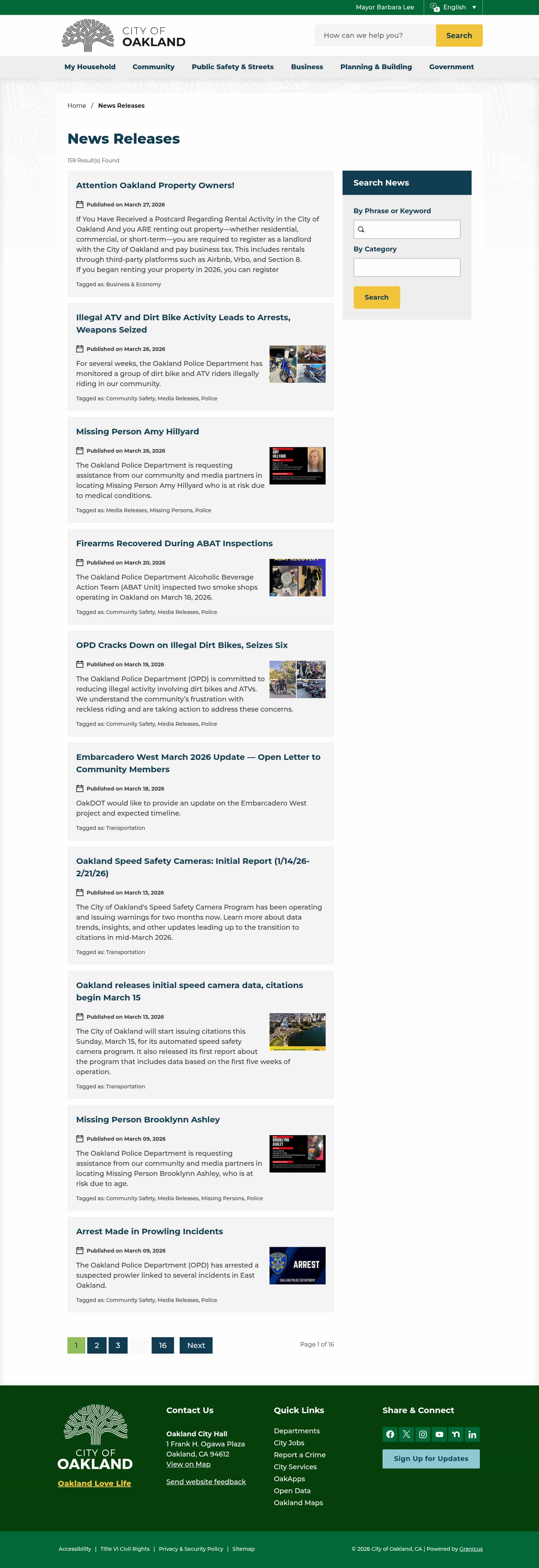 Latest website image capture