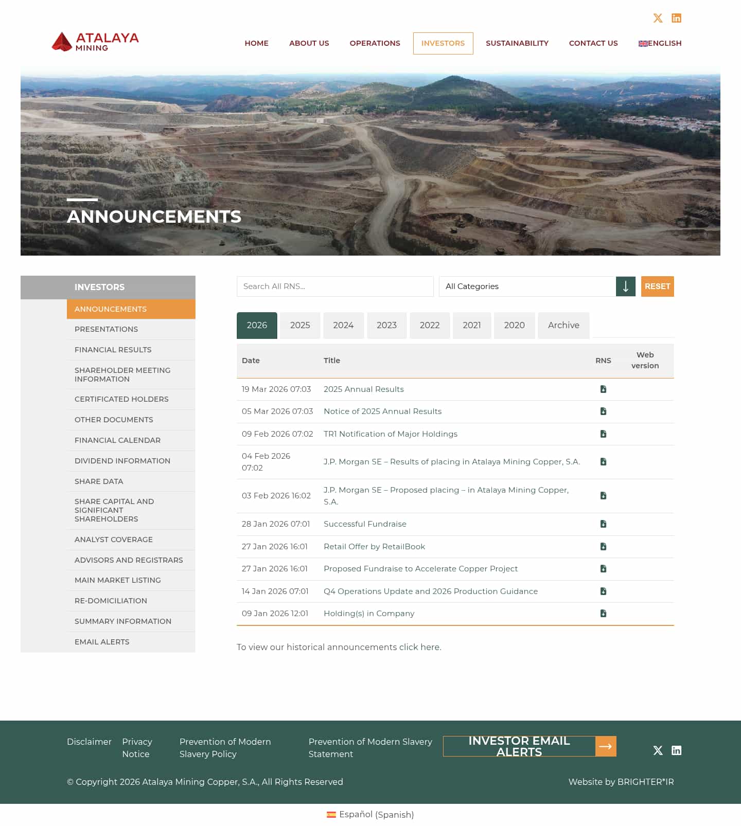 Latest website image capture