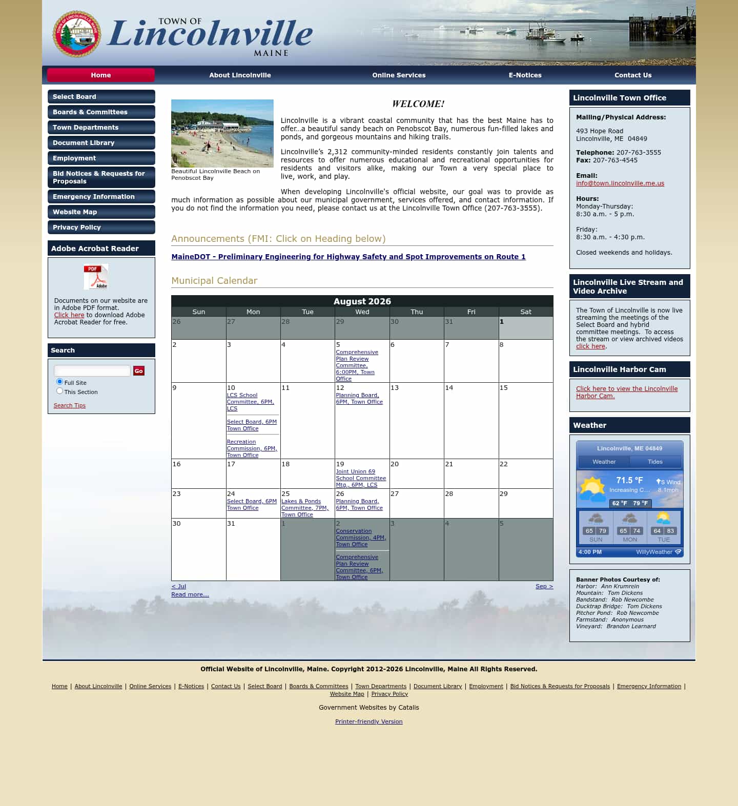 Latest website image capture