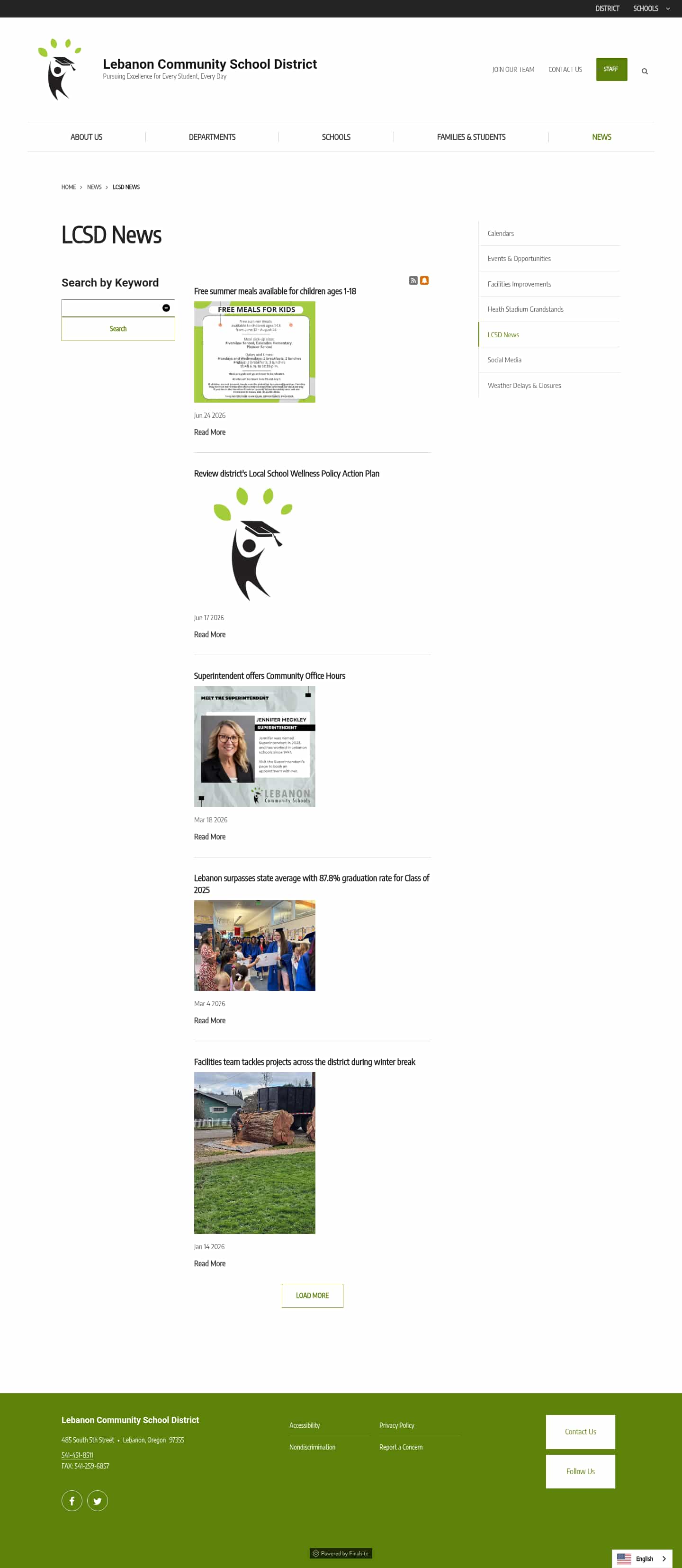 Latest website image capture