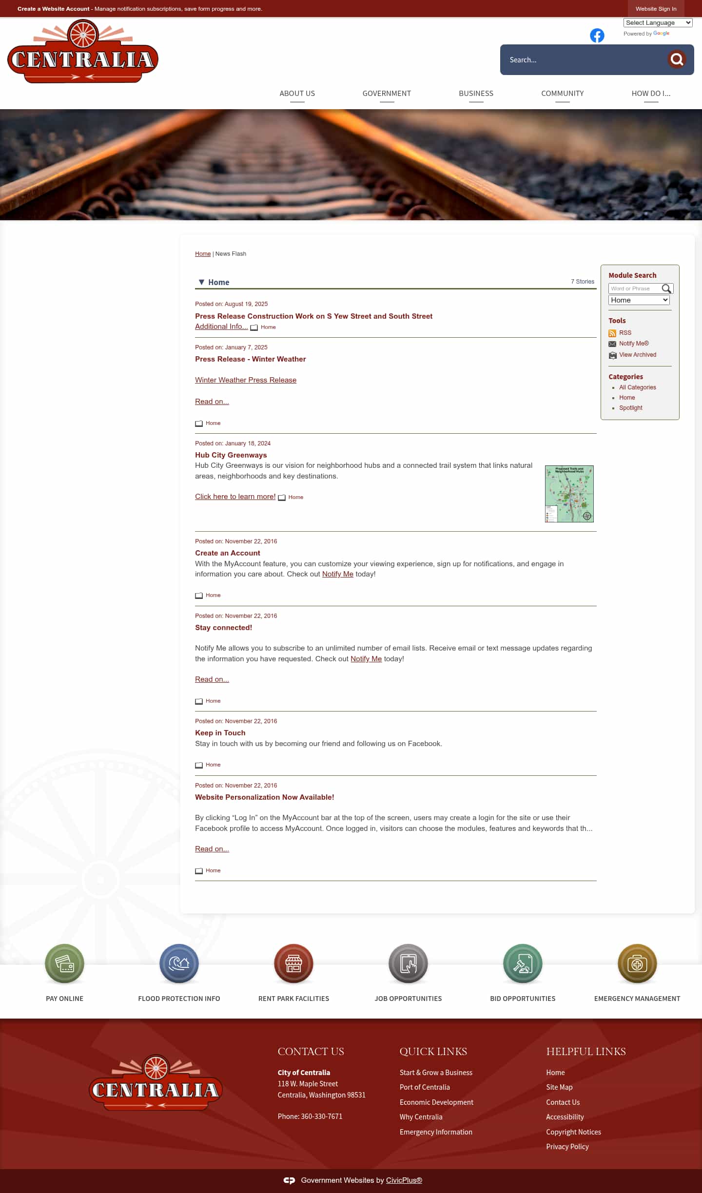 Latest website image capture