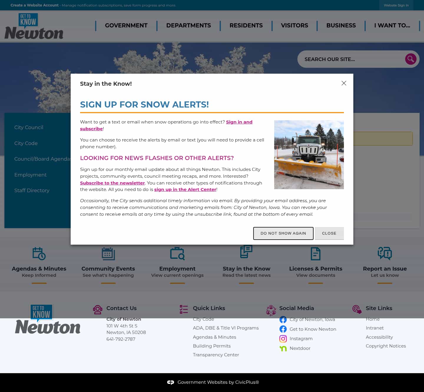 Latest website image capture