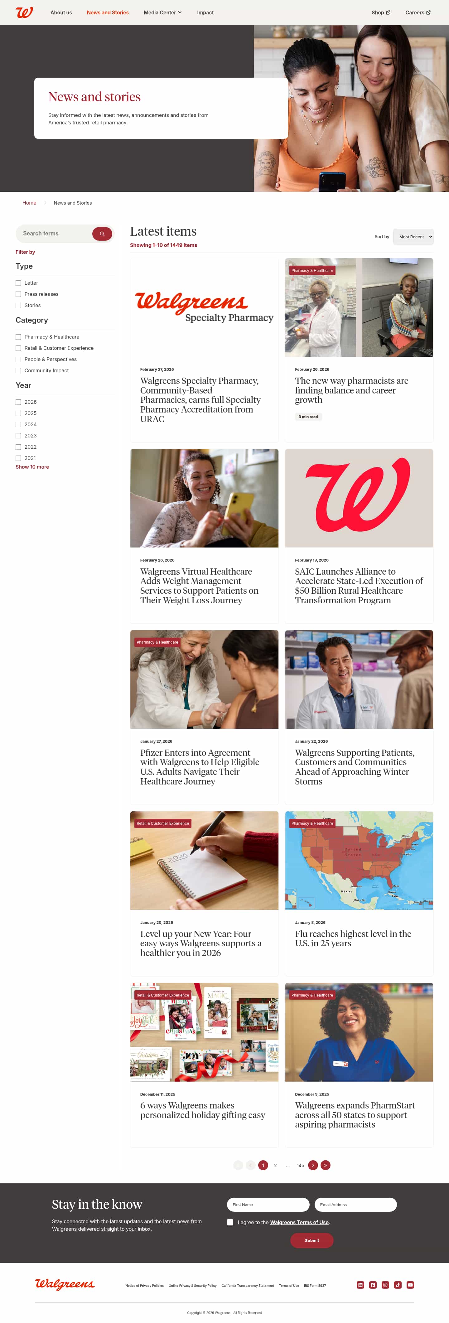 Latest website image capture