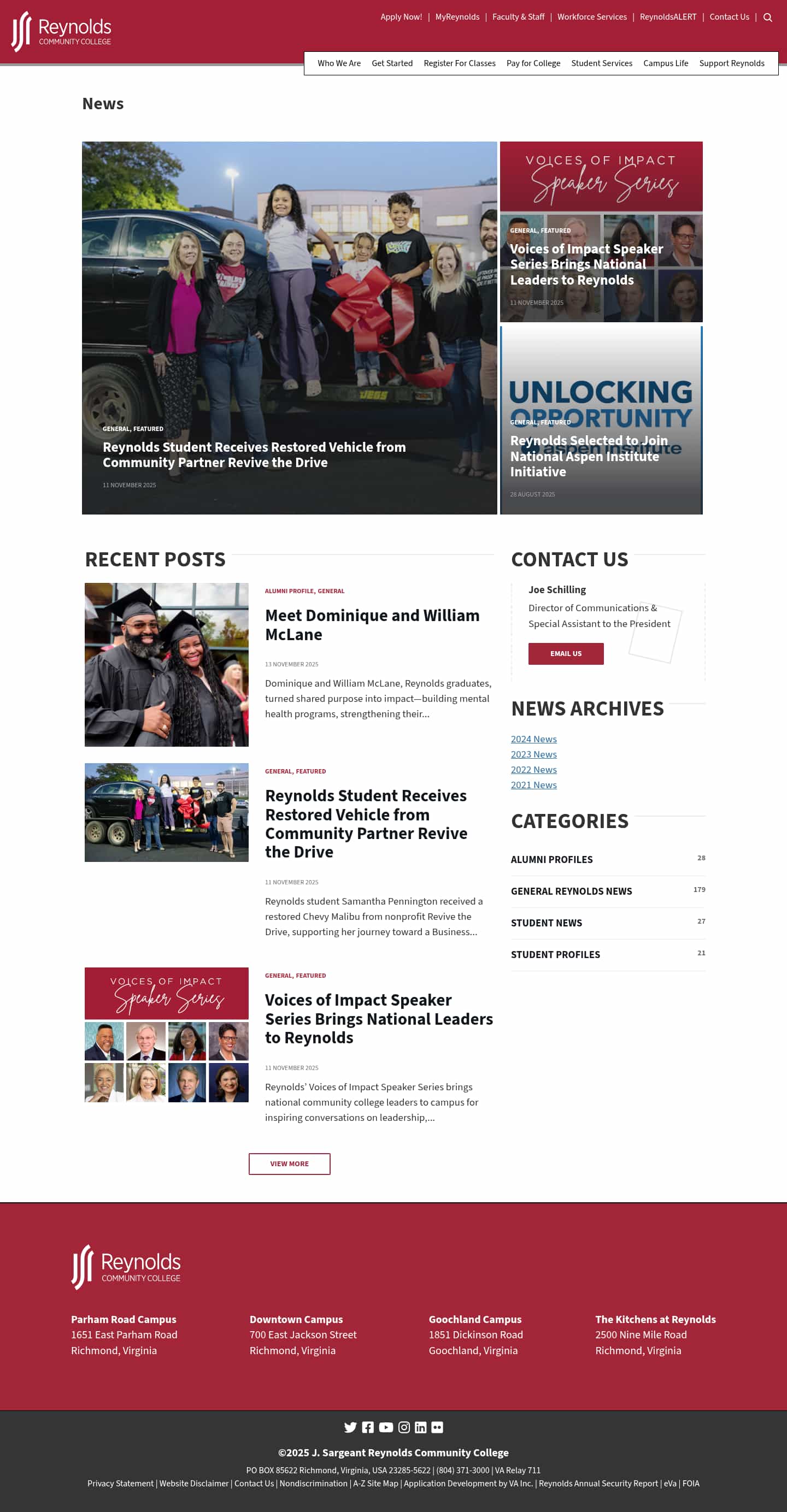 Latest website image capture