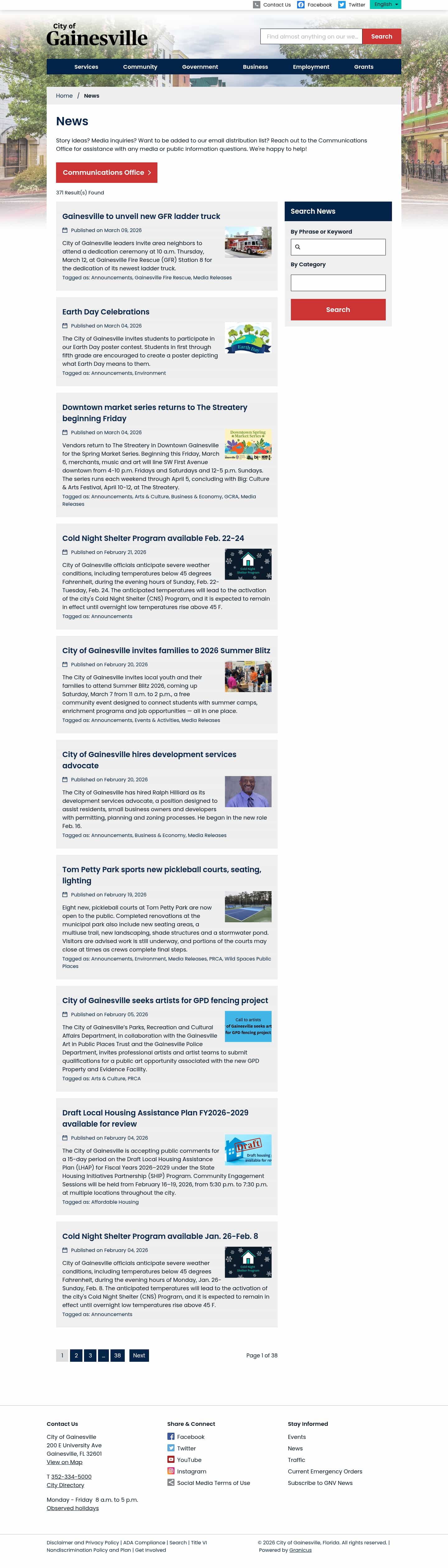 Latest website image capture