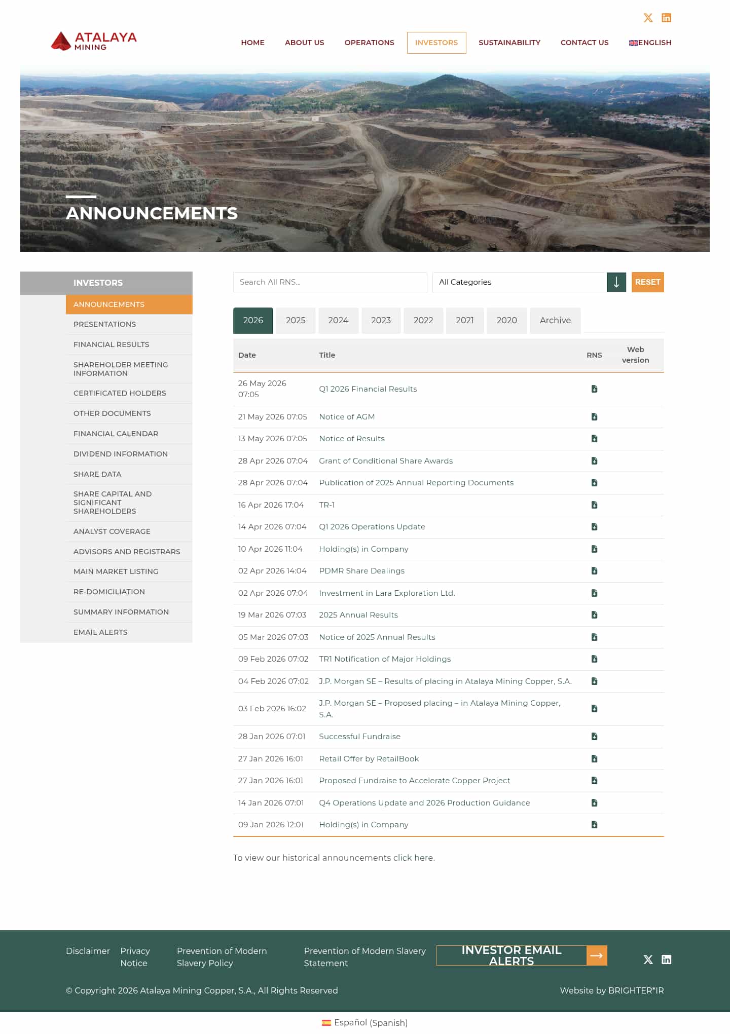 Latest website image capture