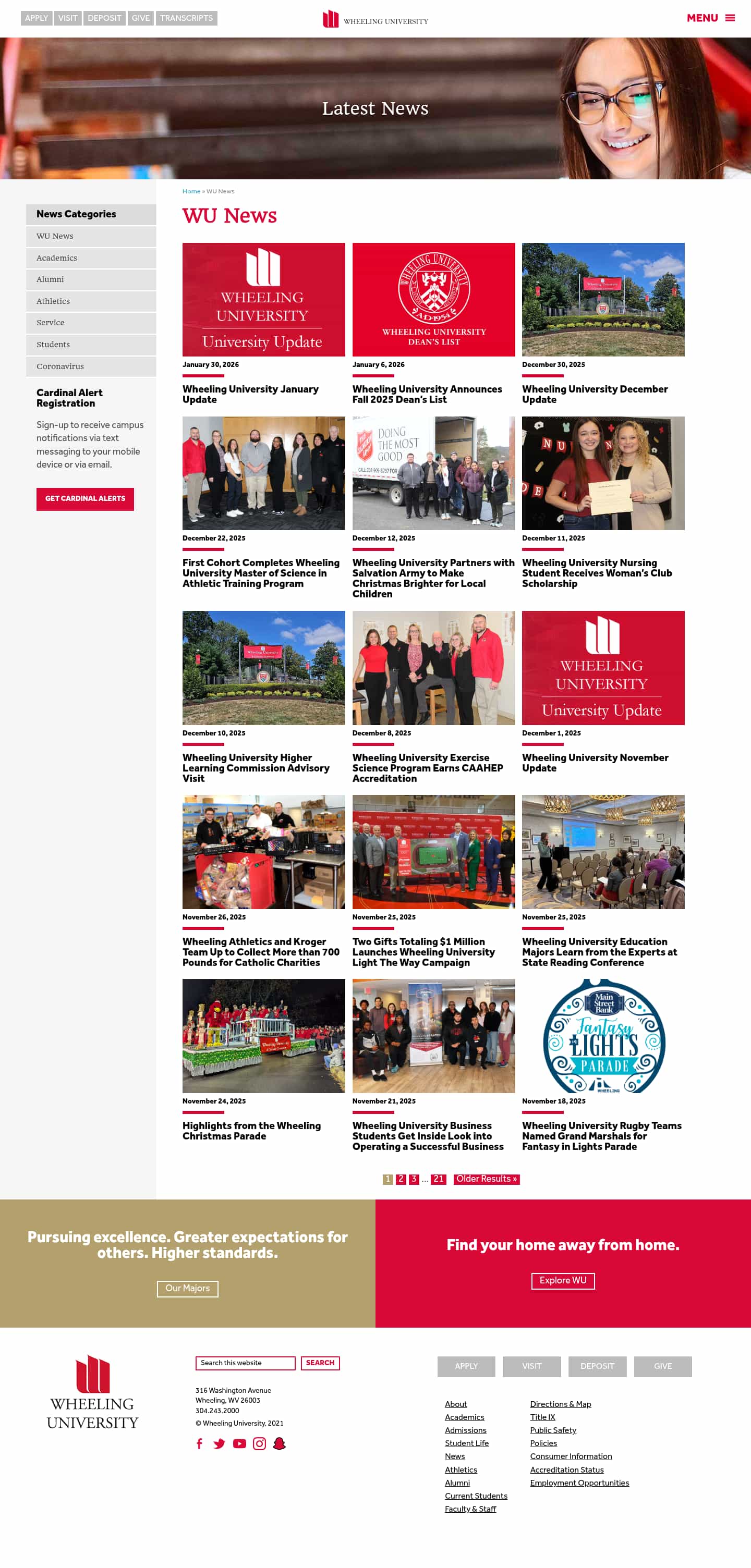 Latest website image capture