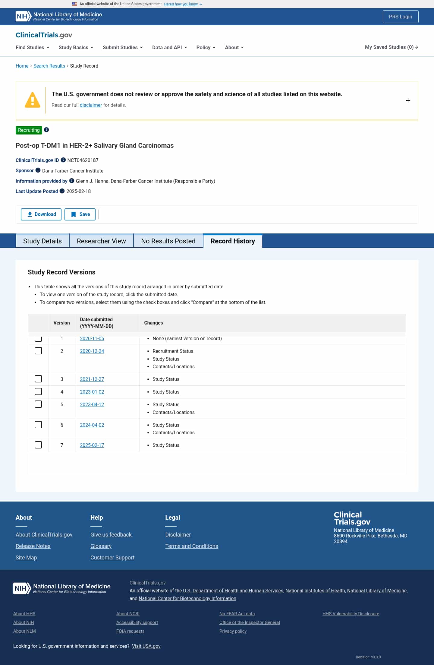 Latest website image capture