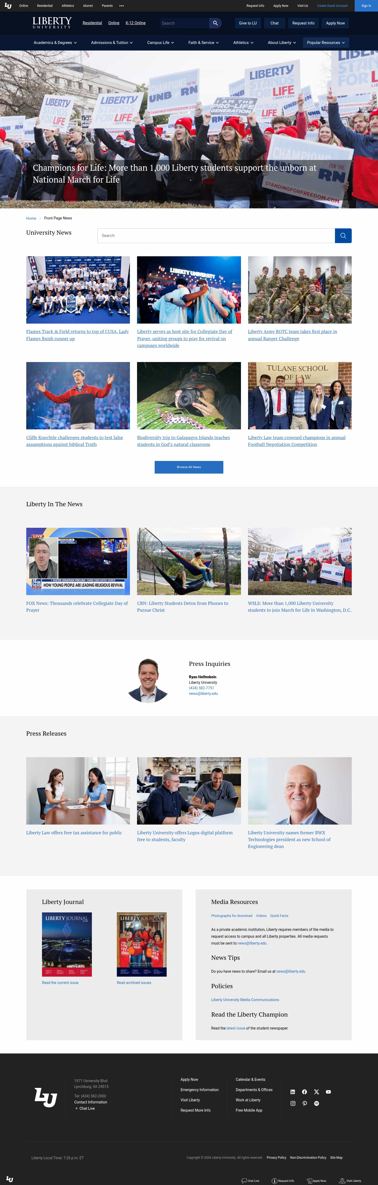 Latest website image capture