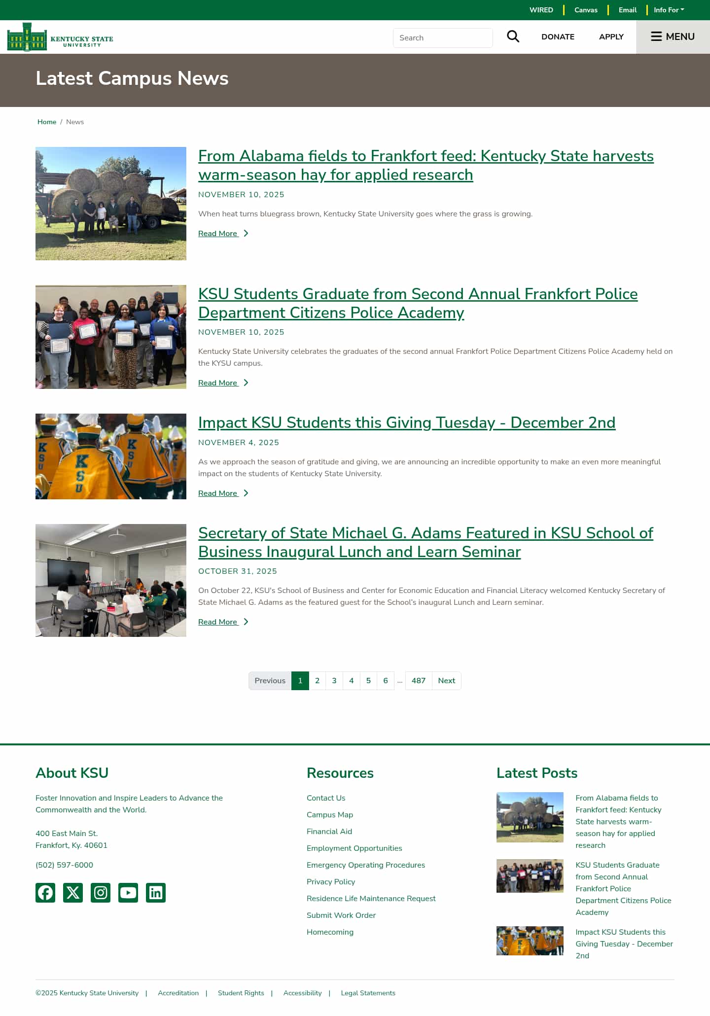 Latest website image capture