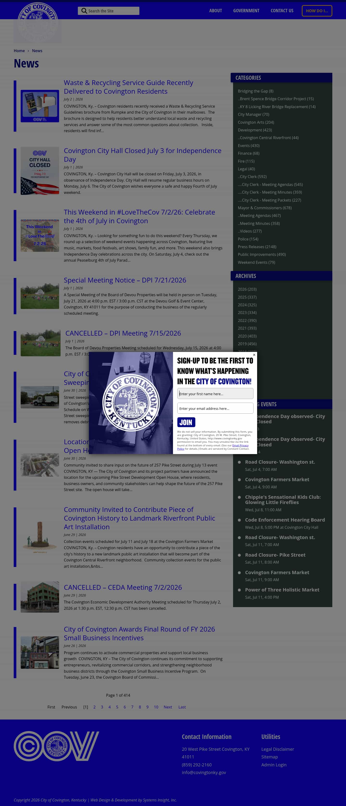 Latest website image capture