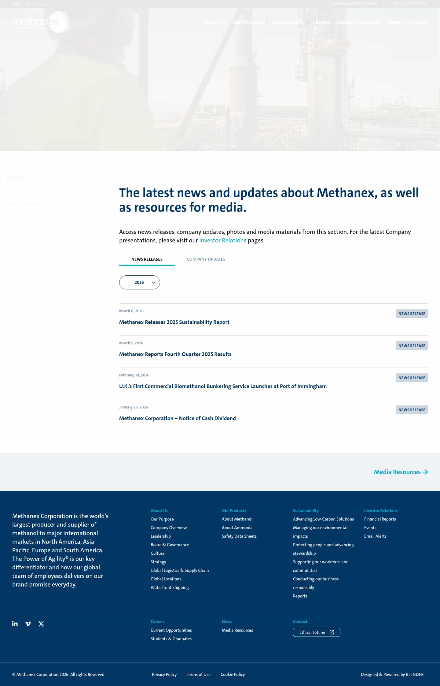 Latest website image capture