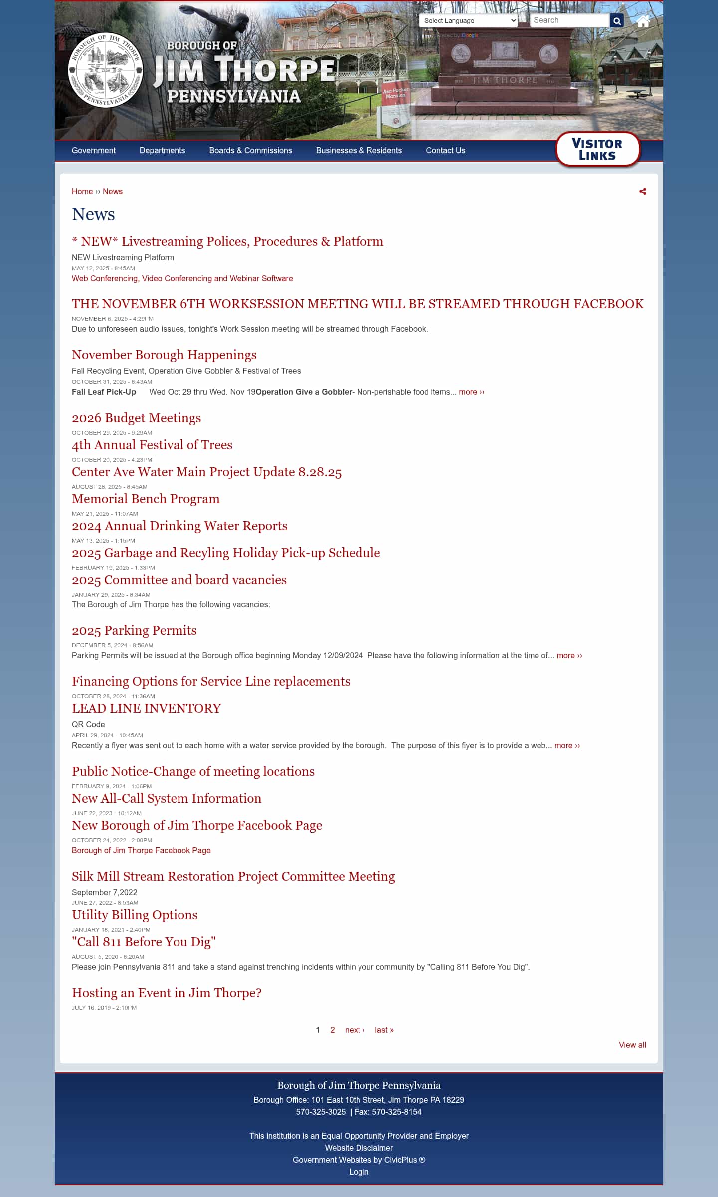 Latest website image capture