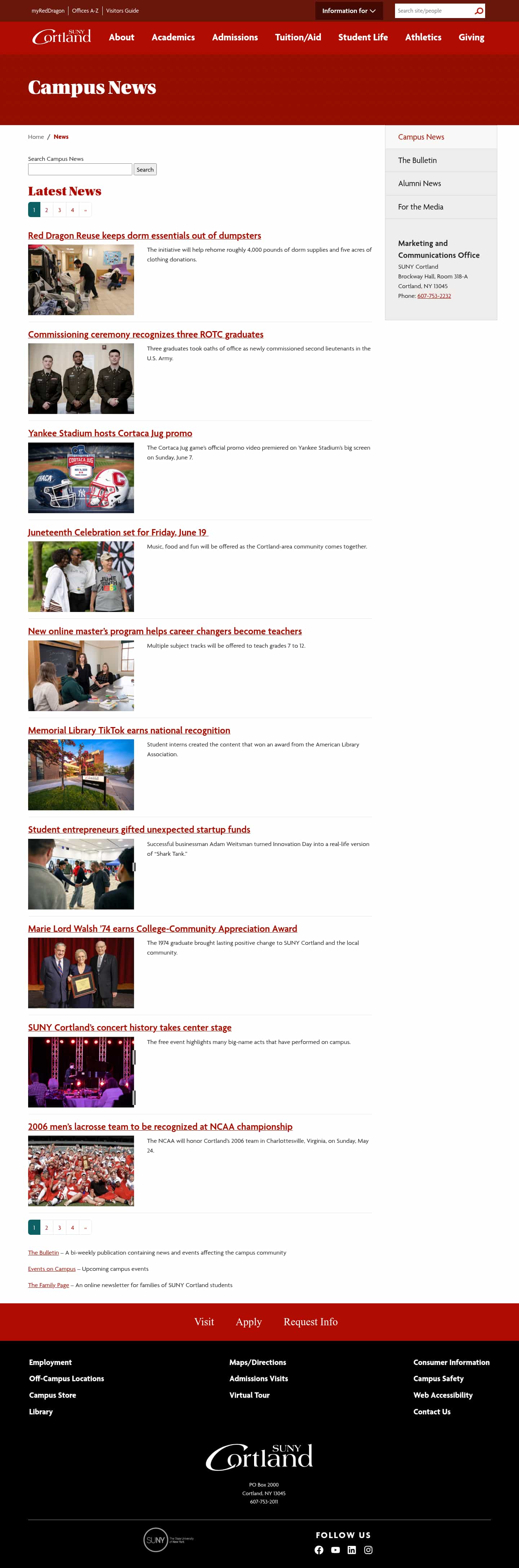 Latest website image capture