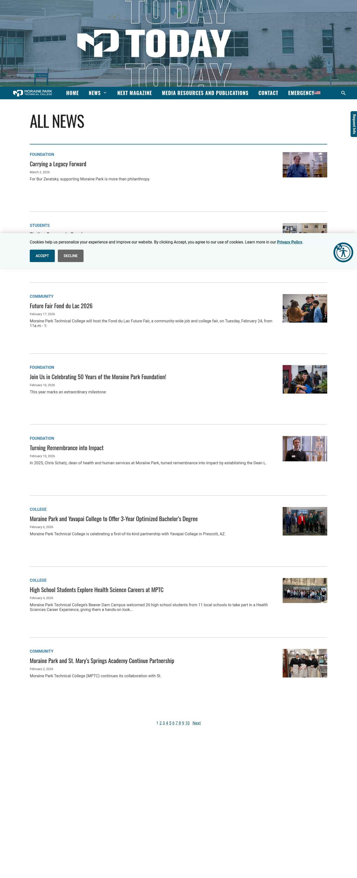 Latest website image capture