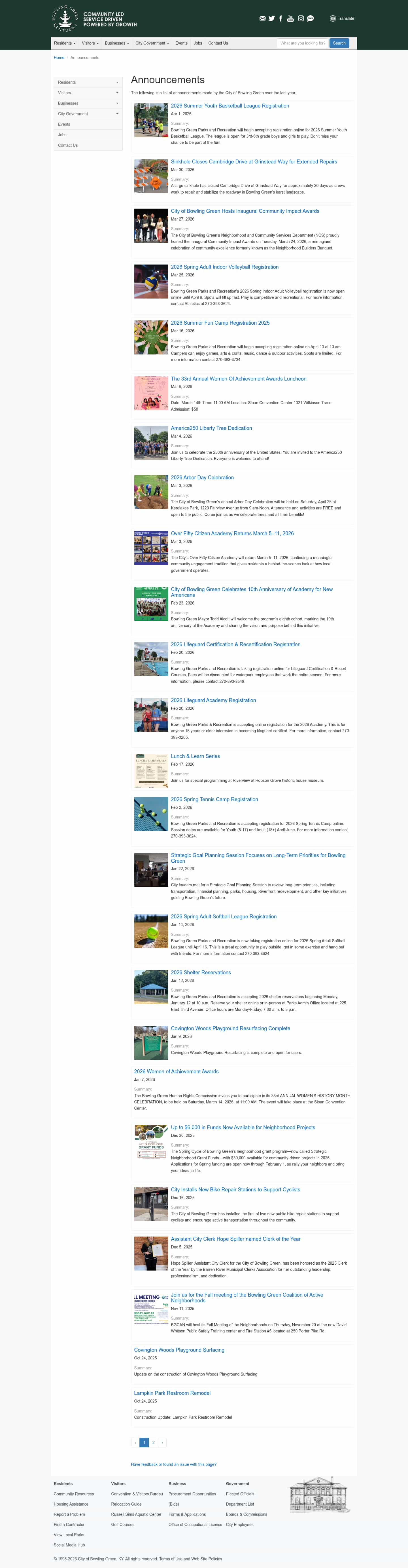 Latest website image capture