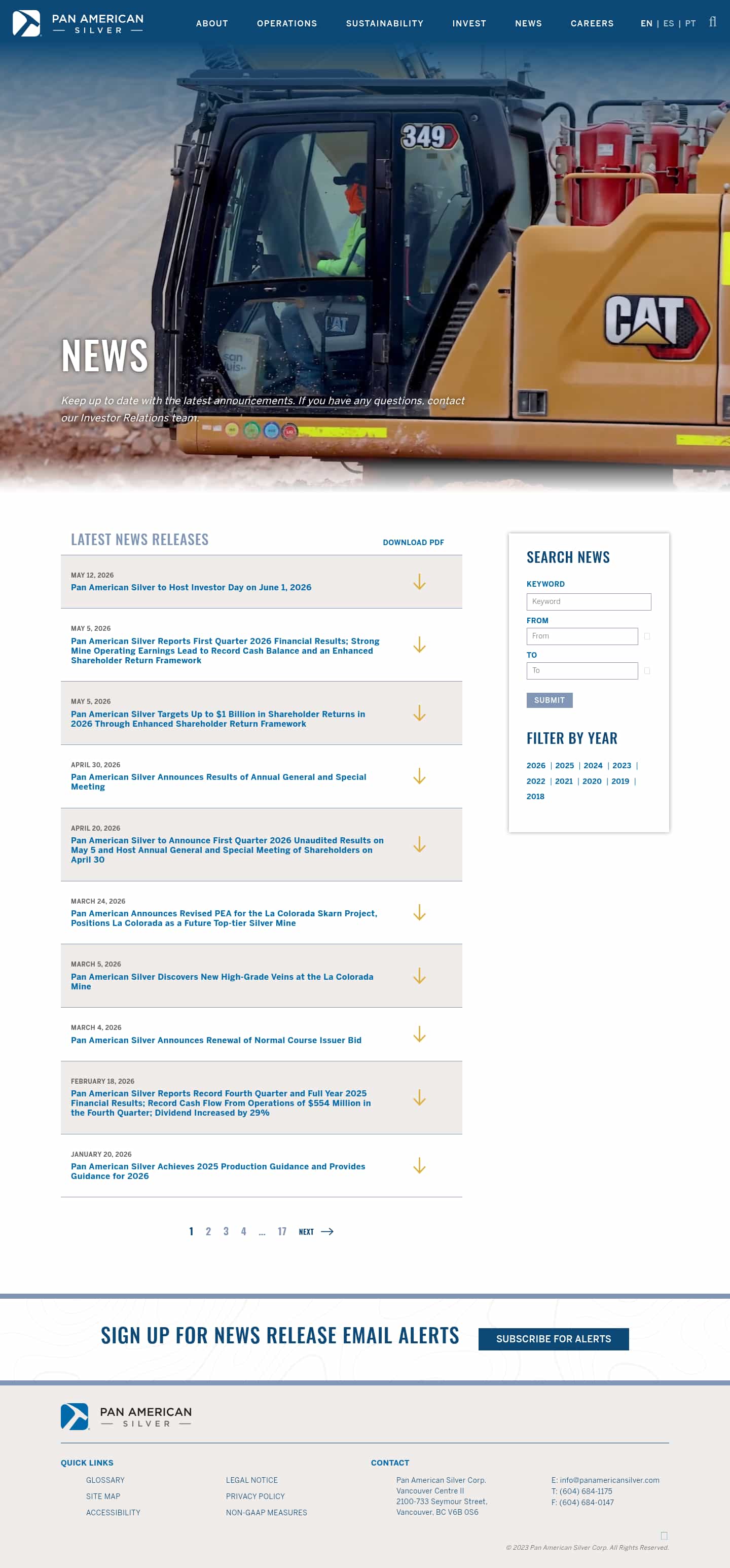 Latest website image capture
