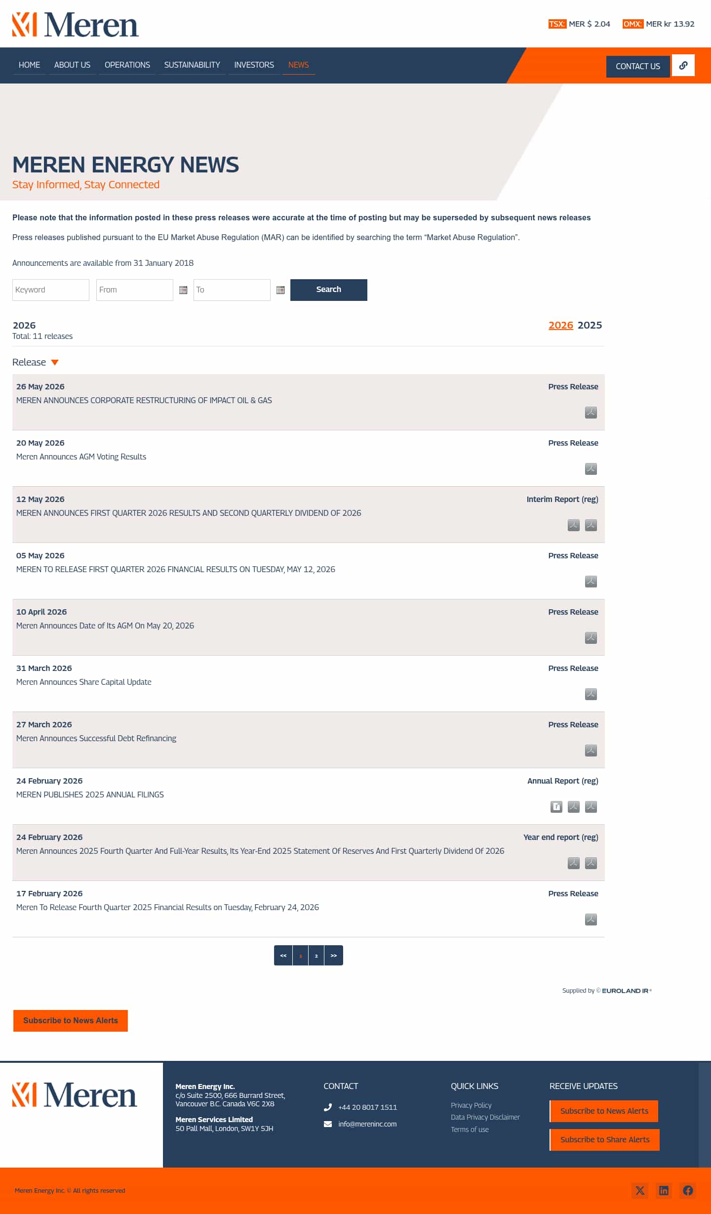 Latest website image capture