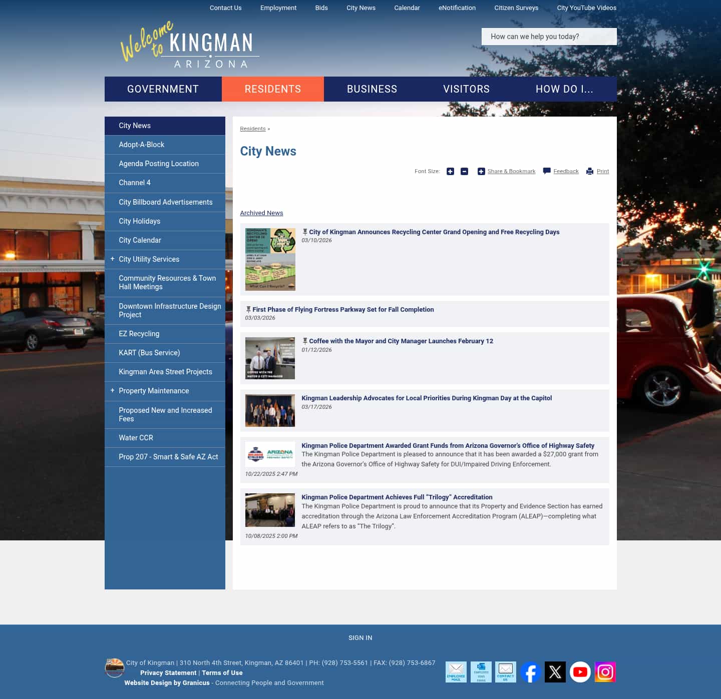 Latest website image capture