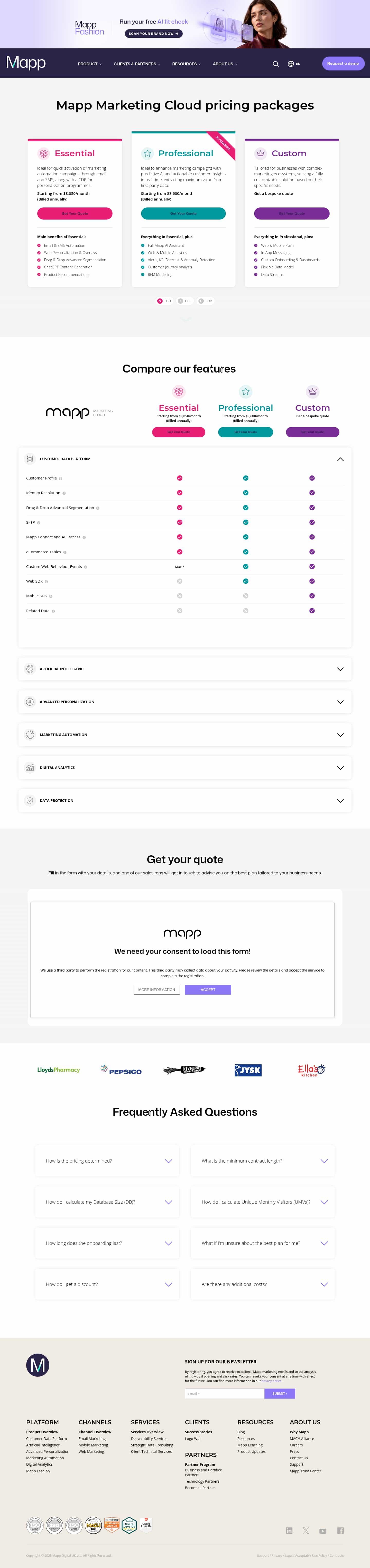 Latest website image capture
