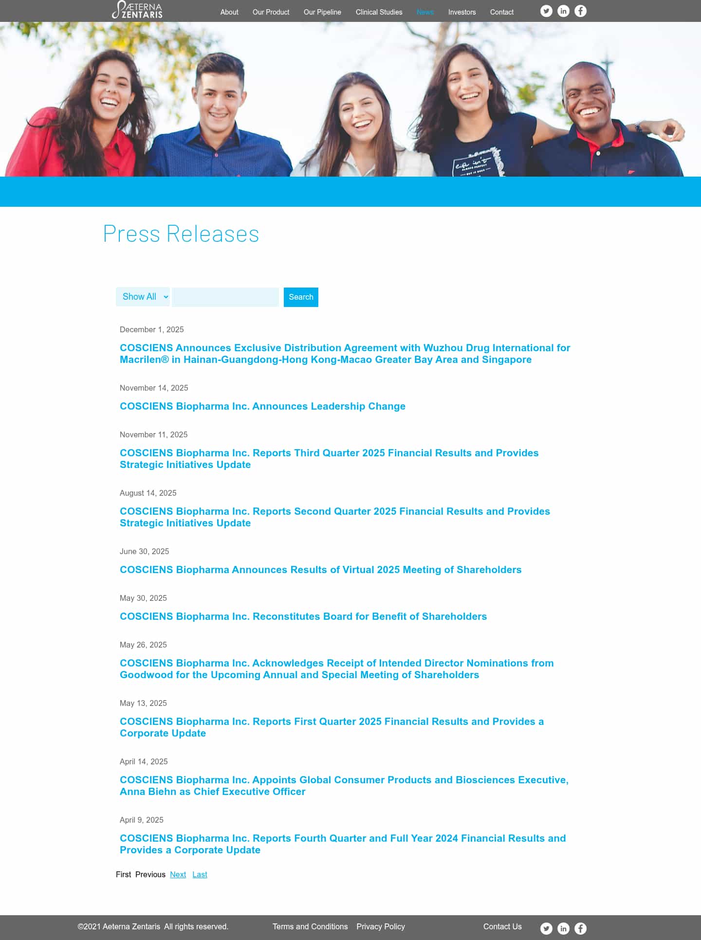 Latest website image capture