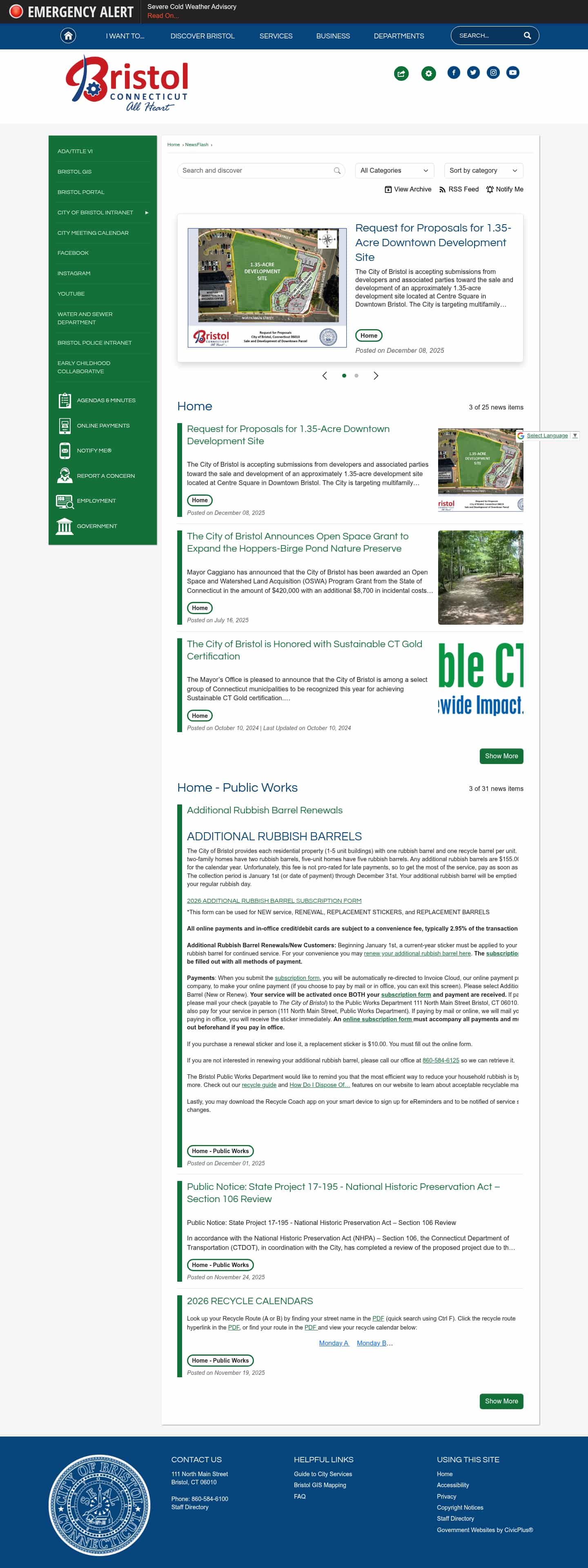 Latest website image capture