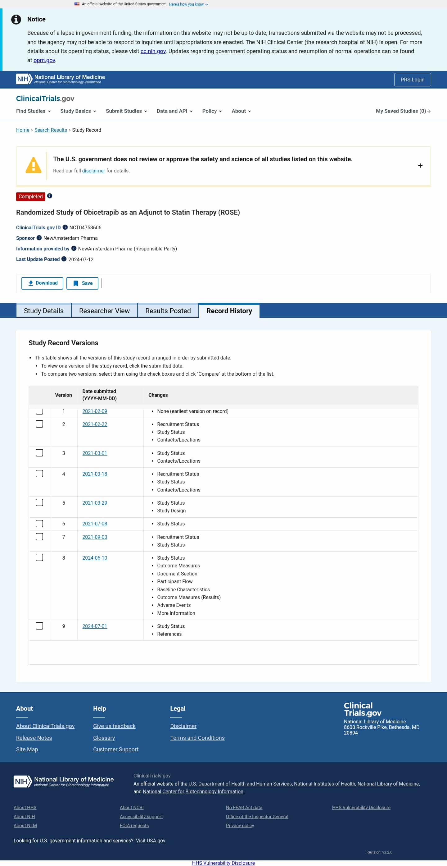 Latest website image capture