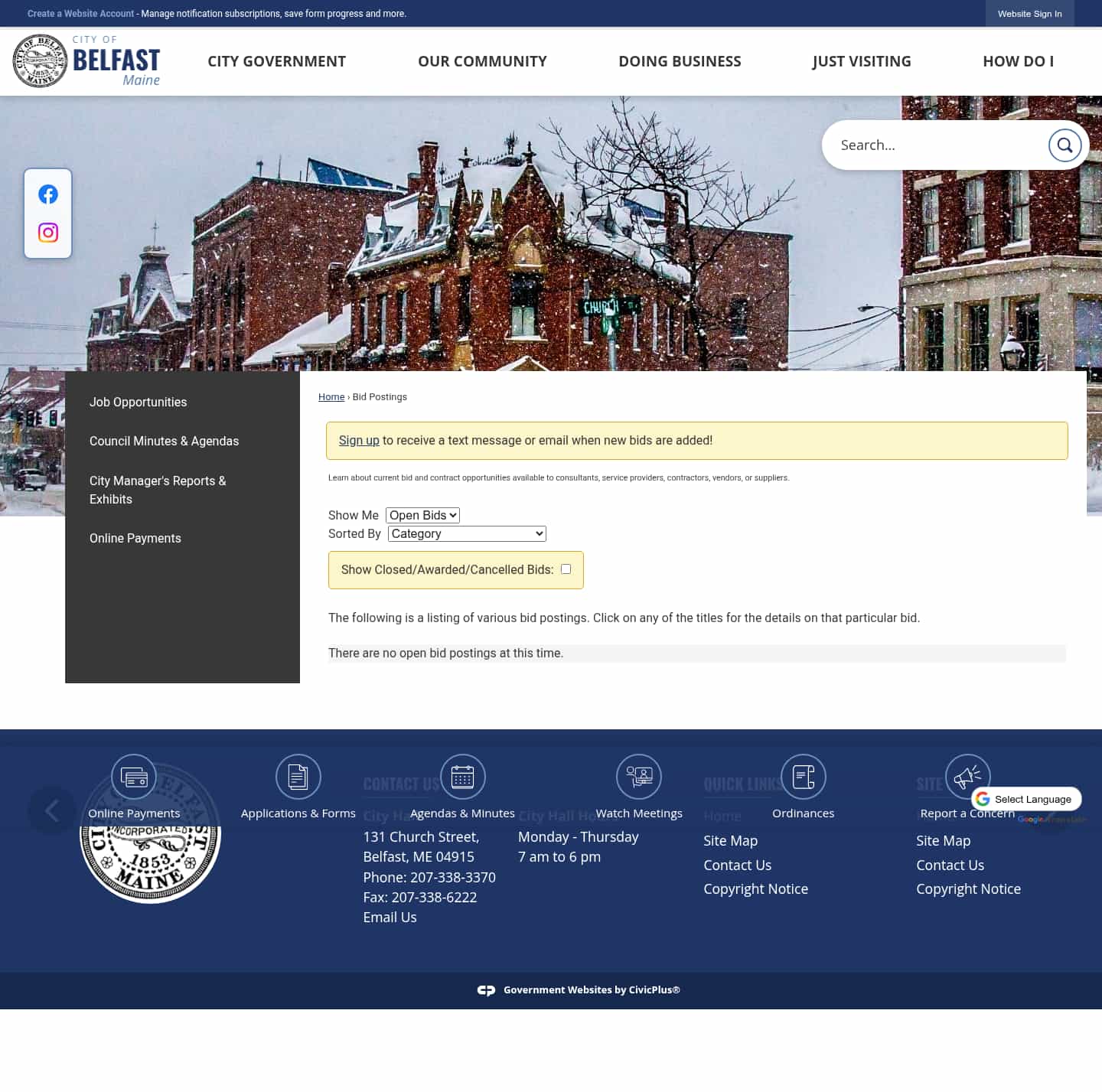 Latest website image capture