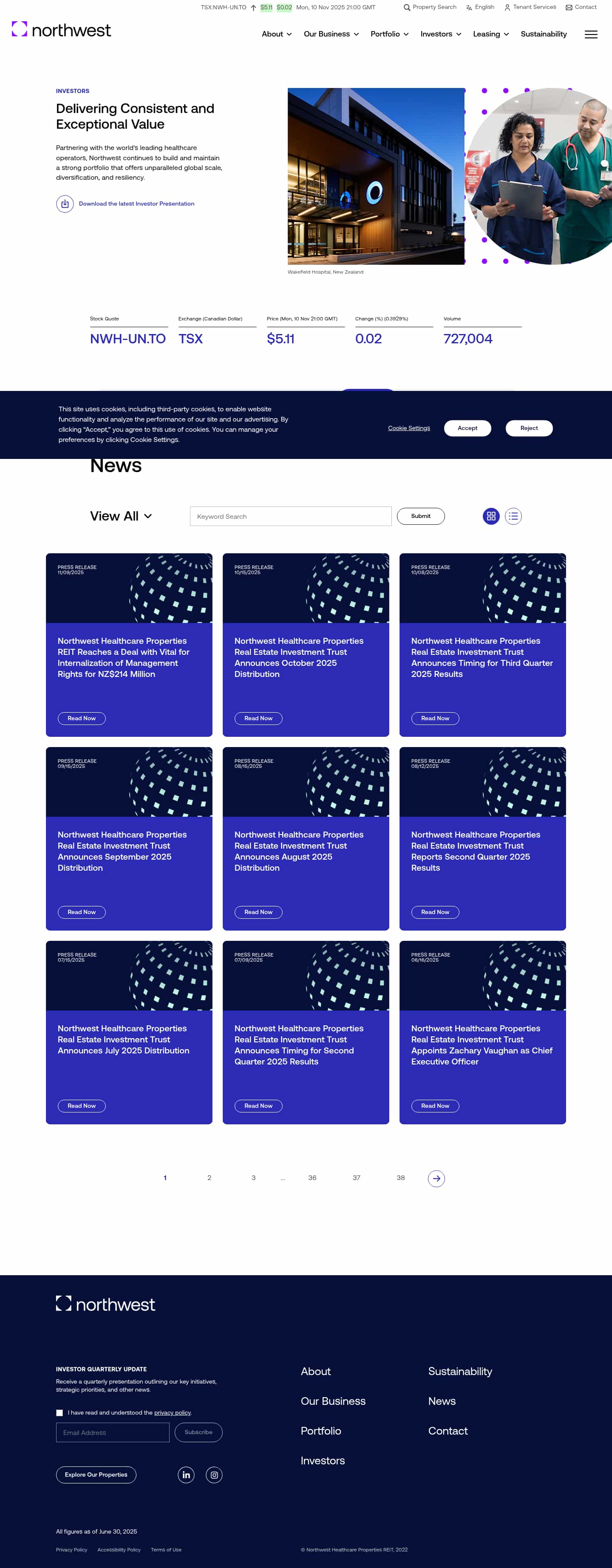Latest website image capture