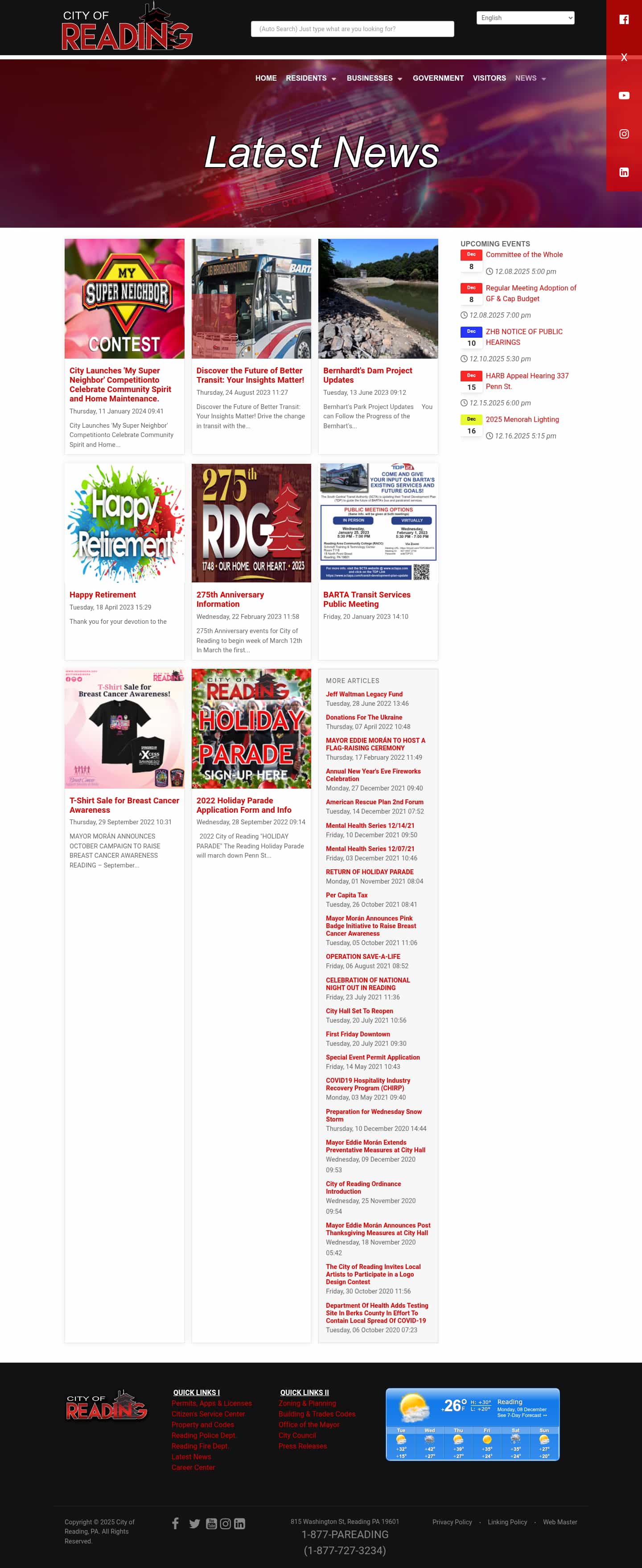 Latest website image capture