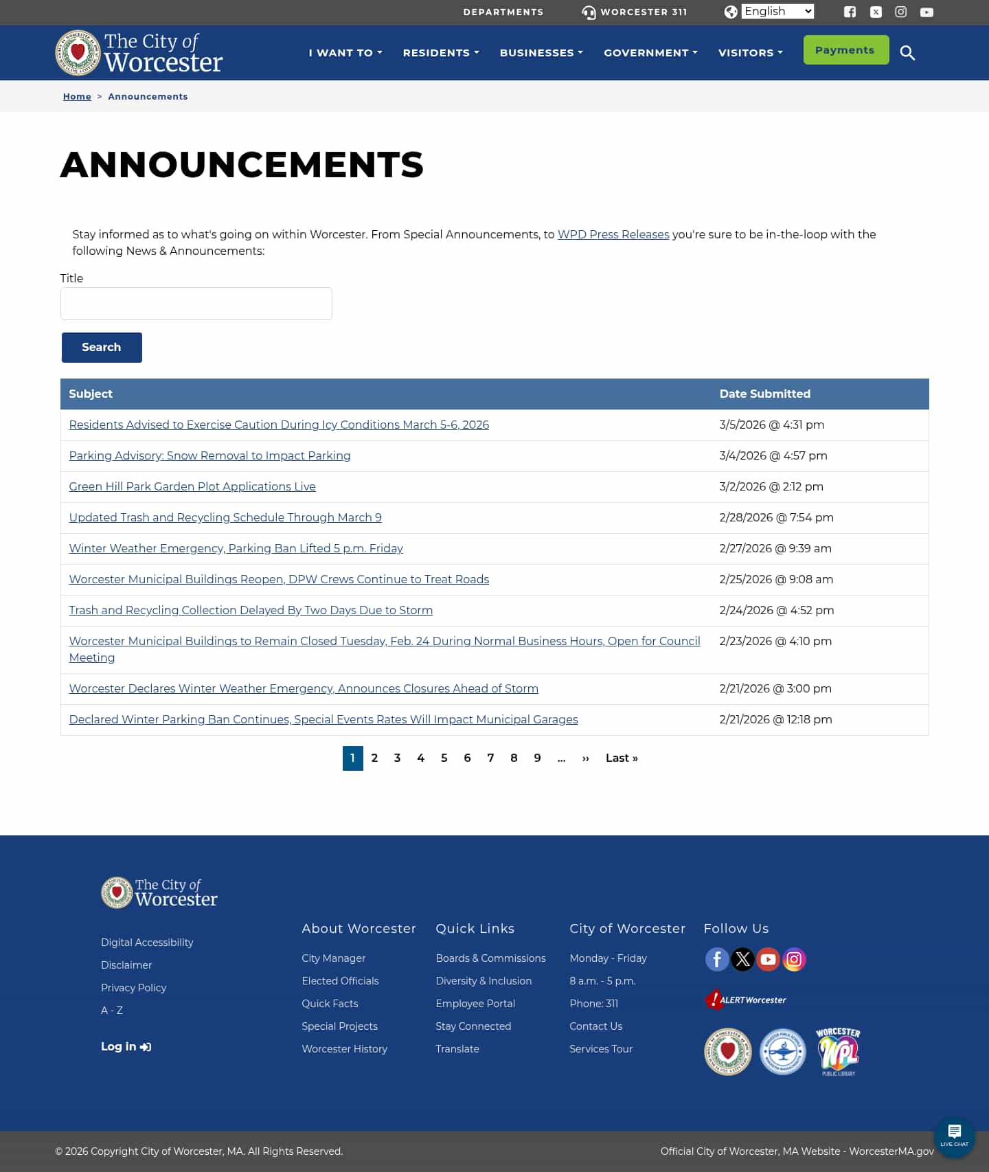 Latest website image capture