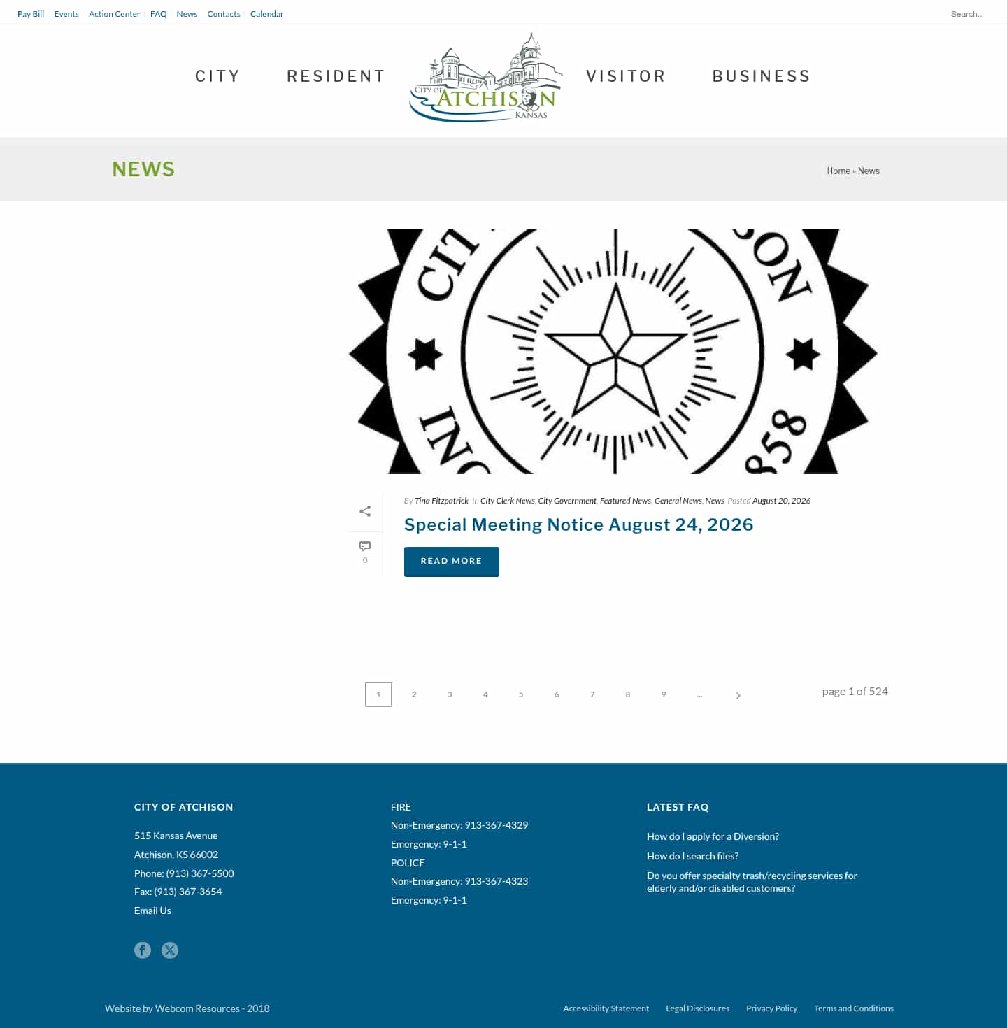 Latest website image capture
