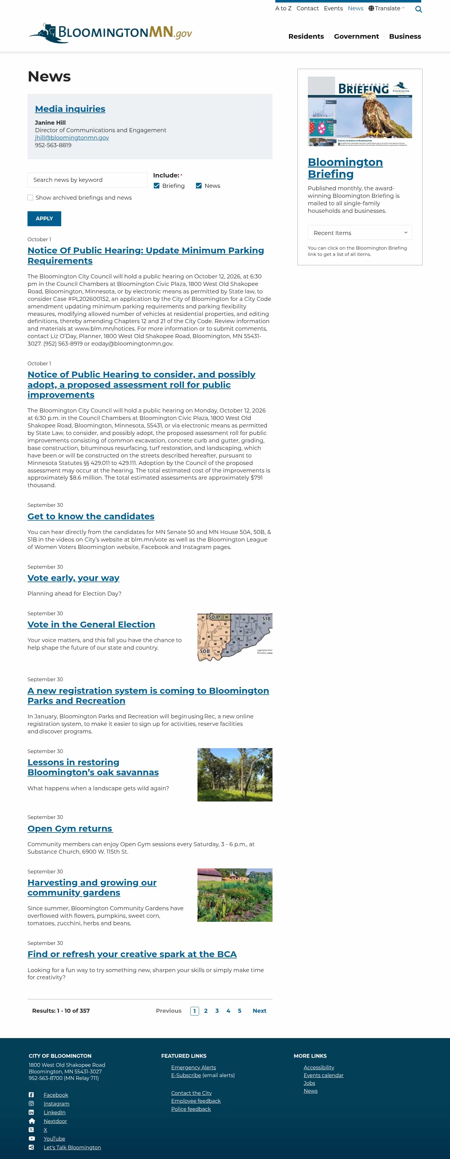 Latest website image capture