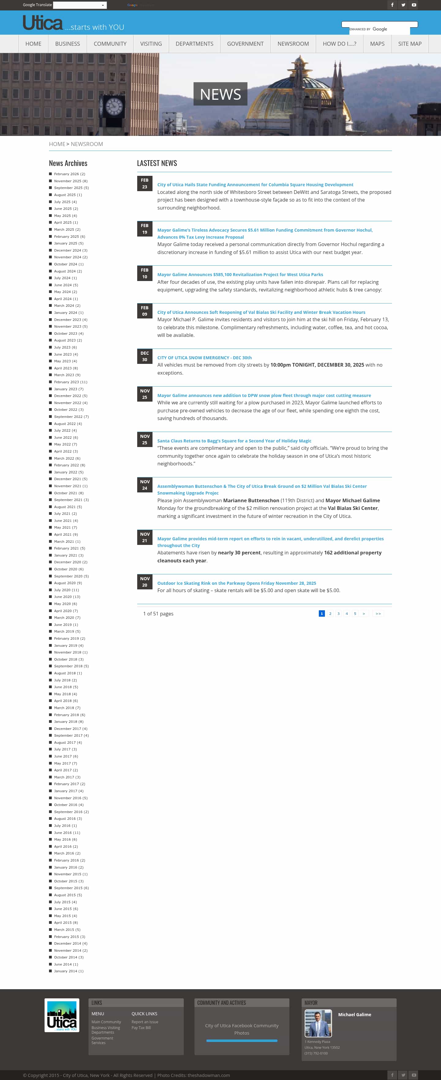 Latest website image capture