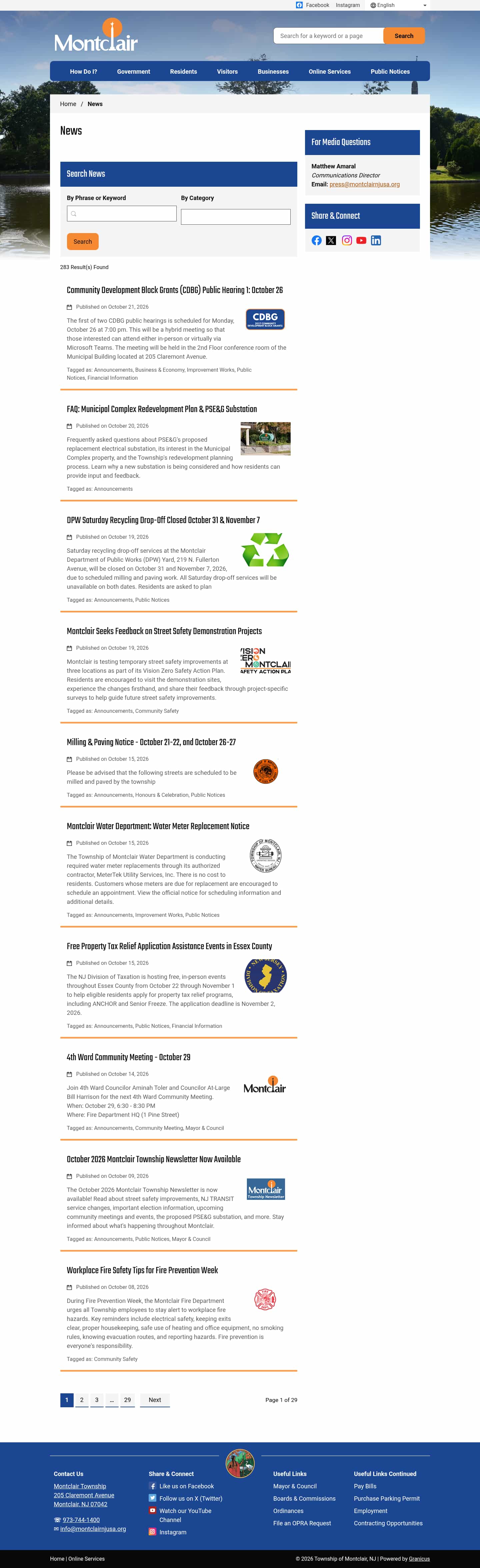 Latest website image capture