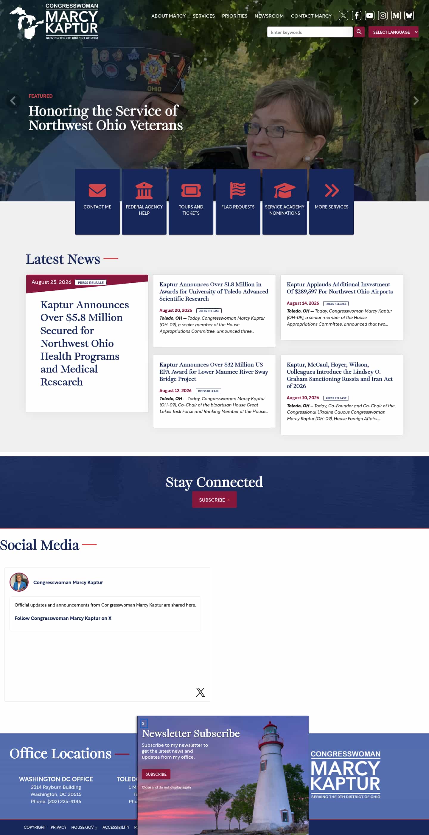 Latest website image capture