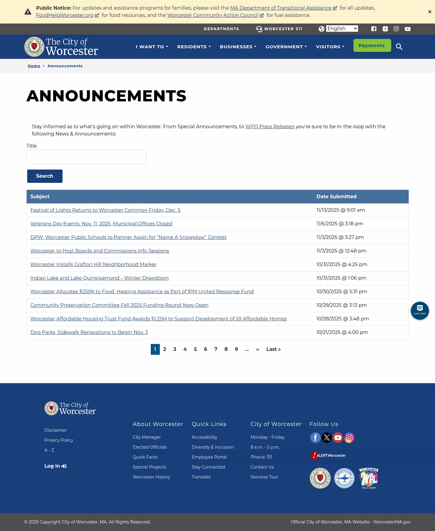 Latest website image capture